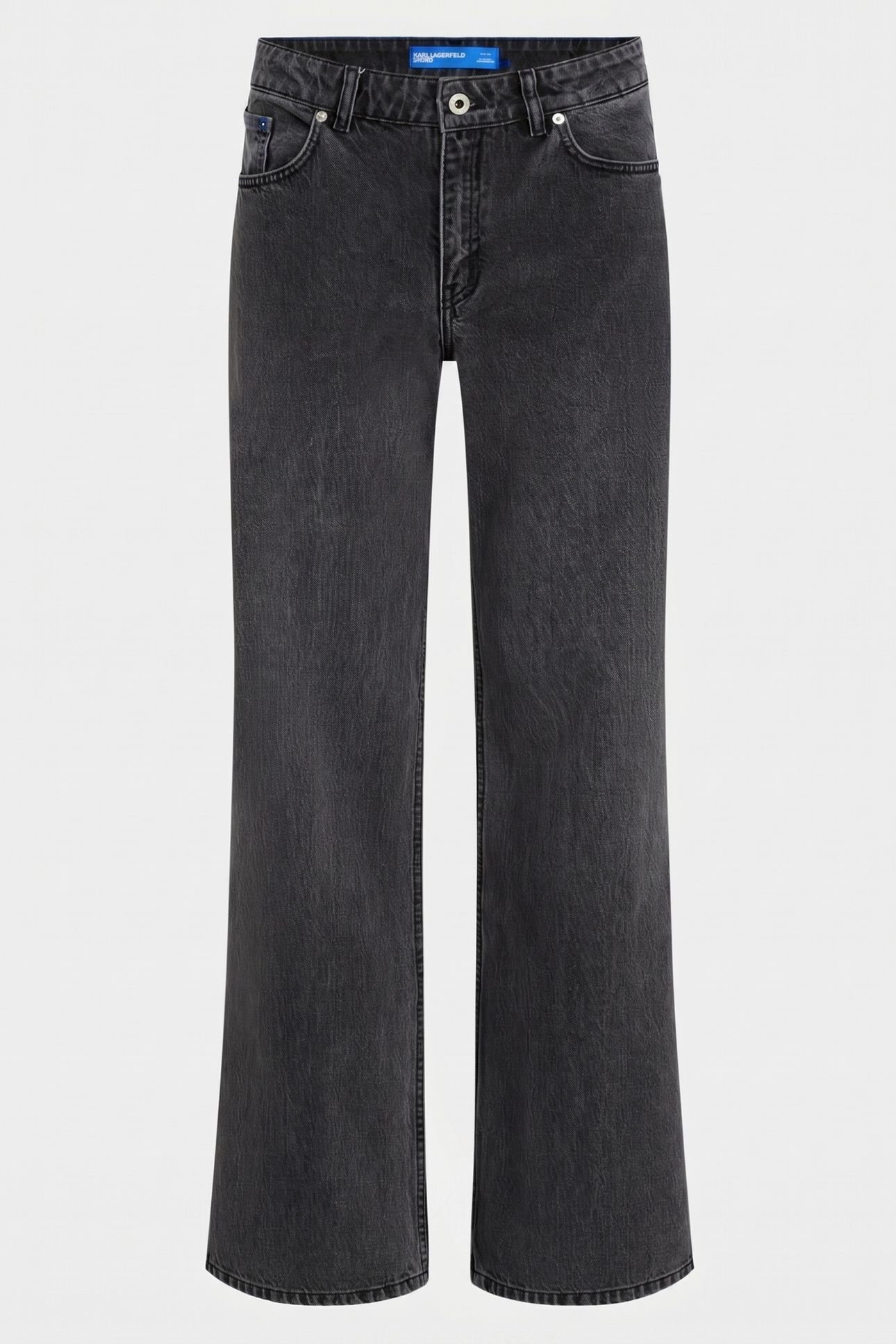 RELAXED W/ SLIT DENIM WASHED GREY 3