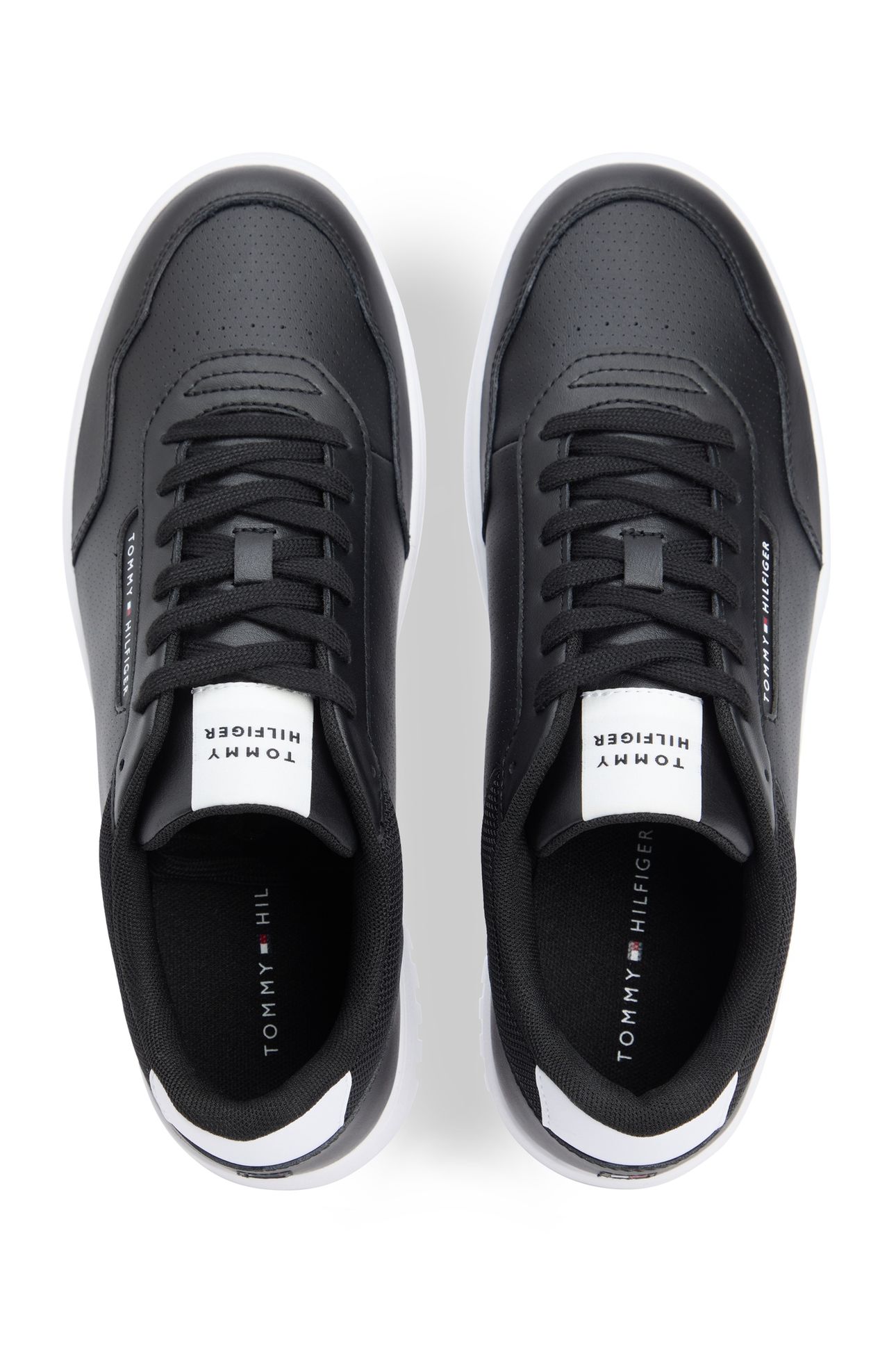BASKET CORE LITE LEATHER SHOES BLACK 5