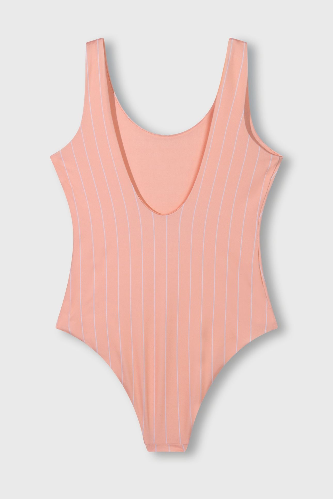 BATHING SUIT STRIPES PEACH 6
