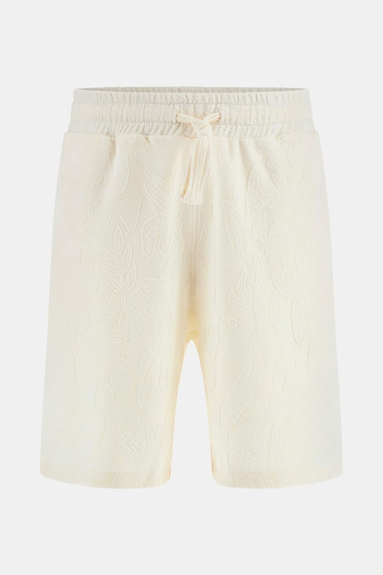GUESS ECO JACQUARD SHORTS PEARL WHITE PRIMITIV 4