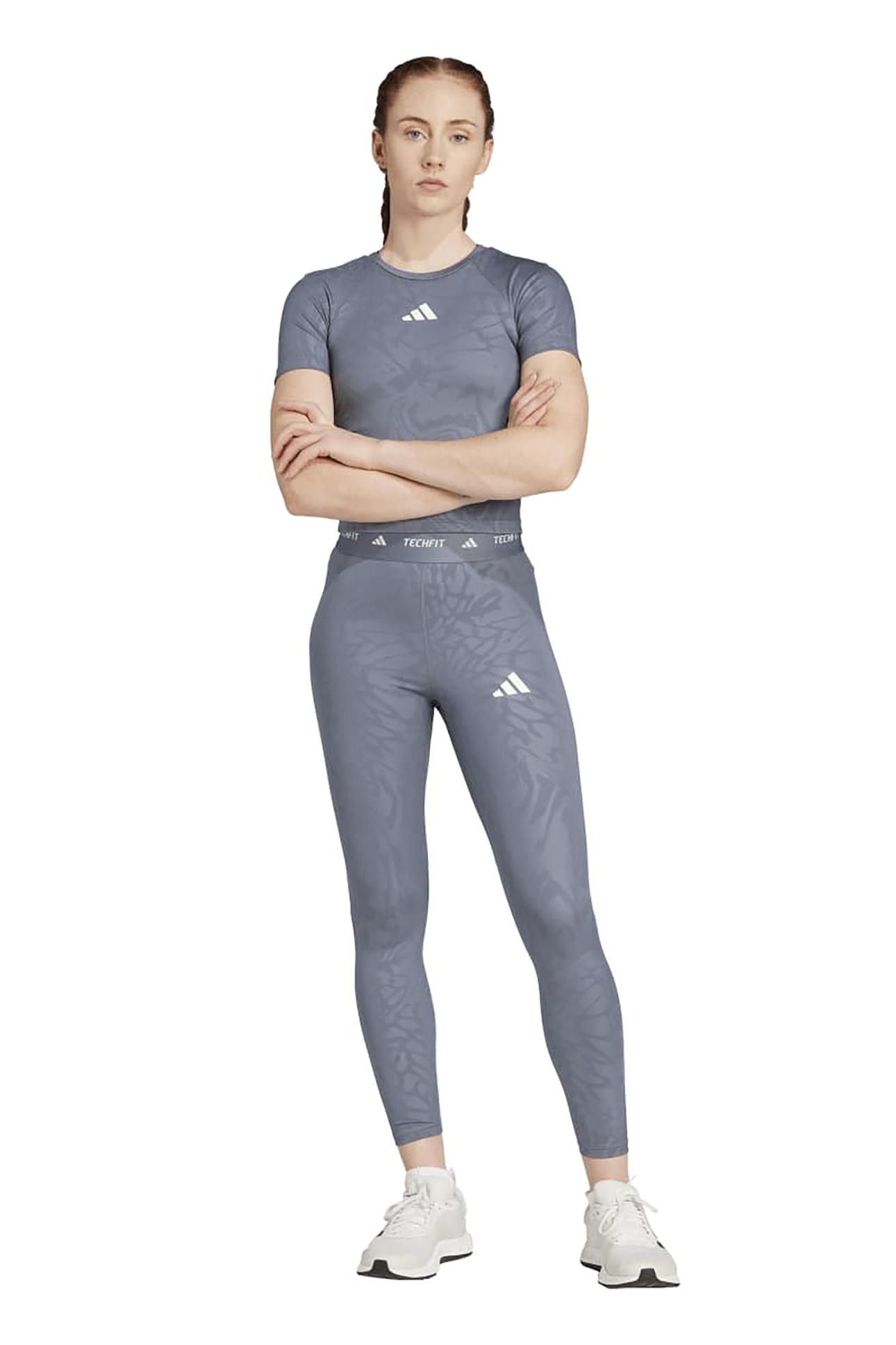 PERFORMANCE TECHFIT PRINTED T-SHIRT ONIX 2