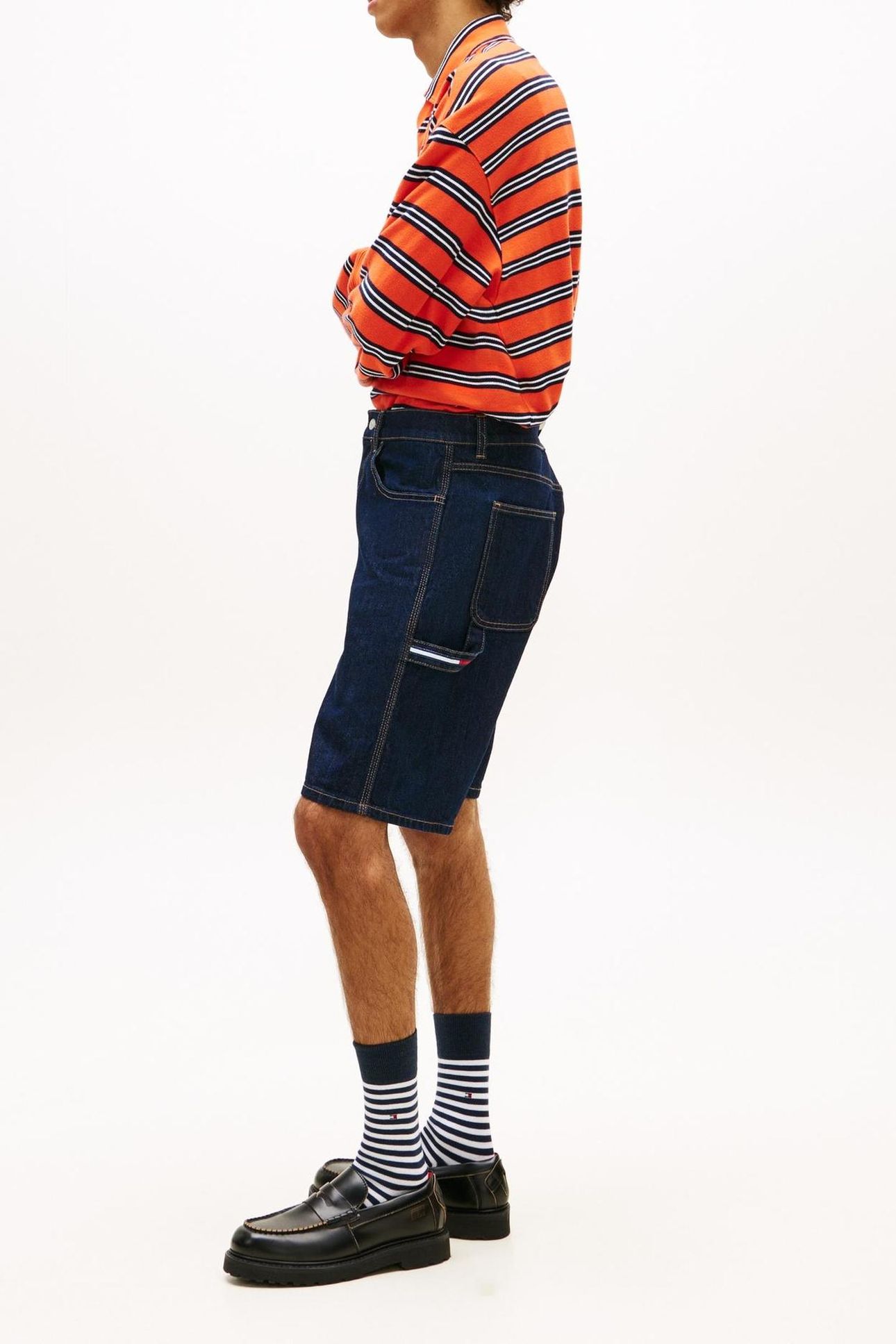 JAIMIE RELAXED SHORTS DENIM DARK 3