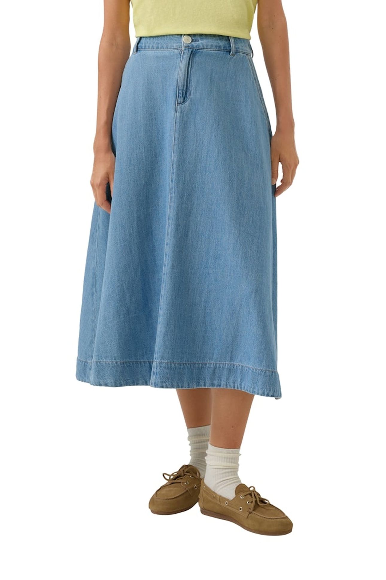 S.OLIVER SKIRTS BLUE DENIM 1
