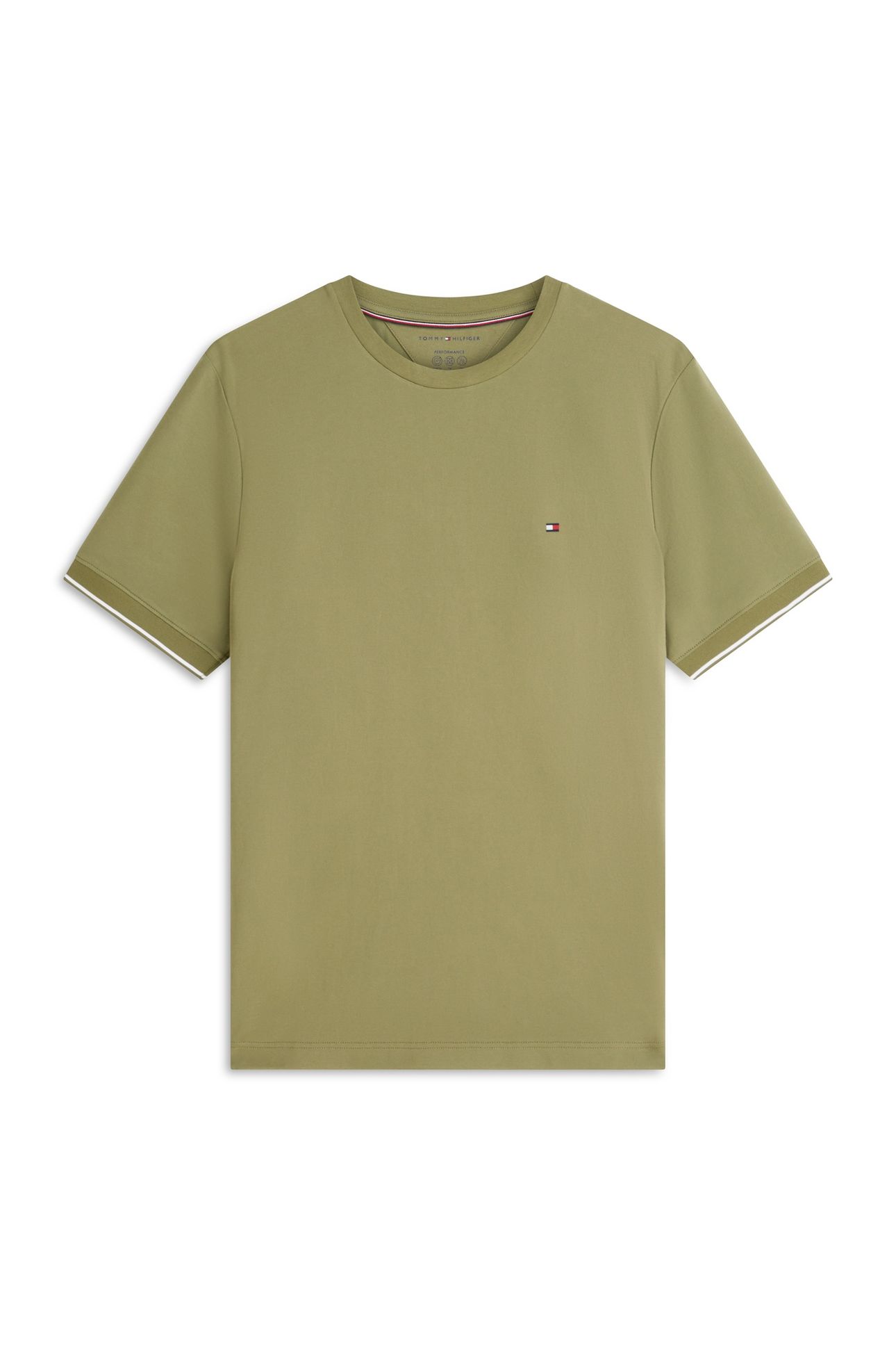 PERFORMANCE TIPPED T-SHIRT DARK ARTICHOKE 4