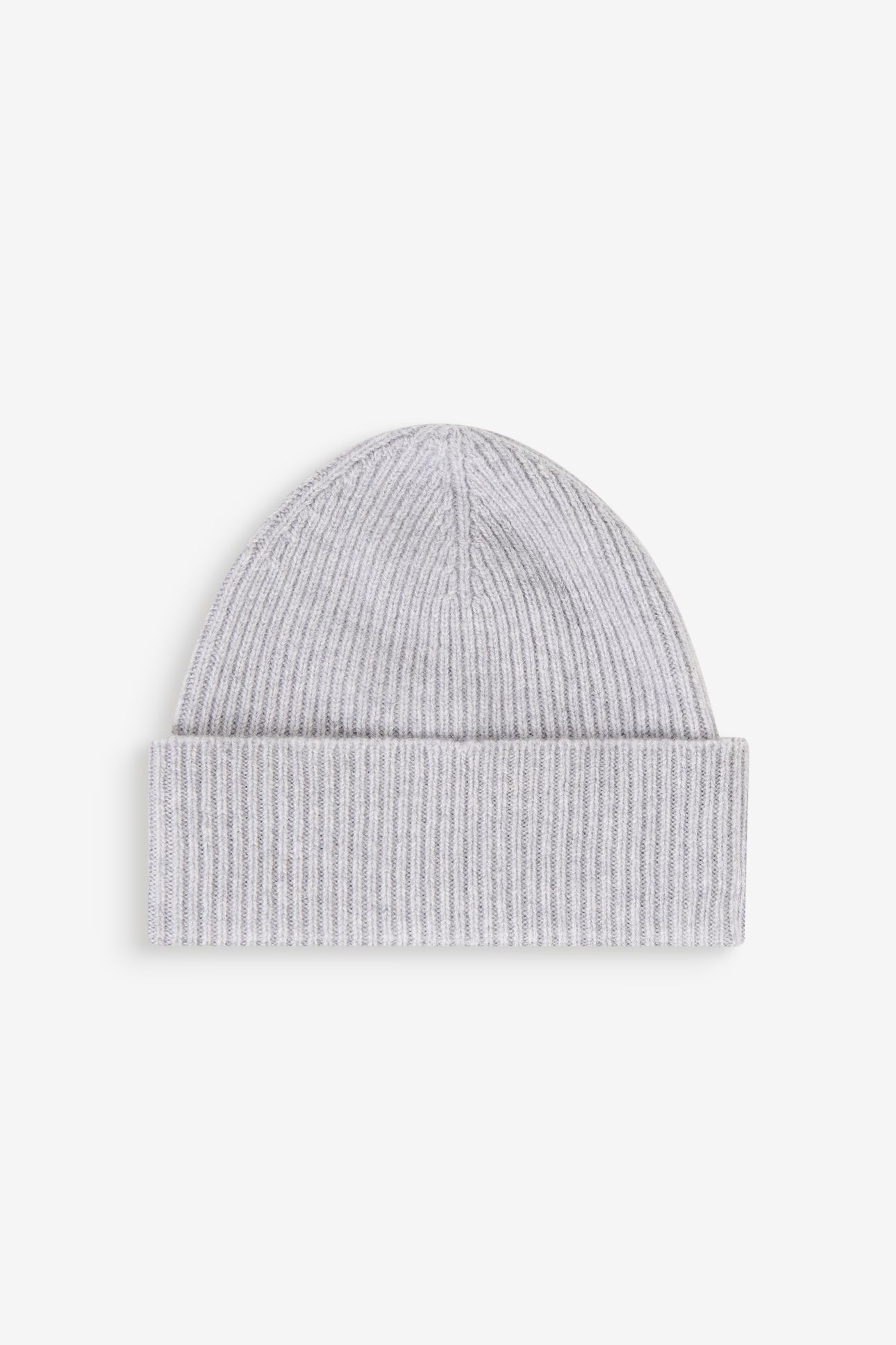 ASPEN MERINO-CASHMERE BEANIE LIGHT GREY 1