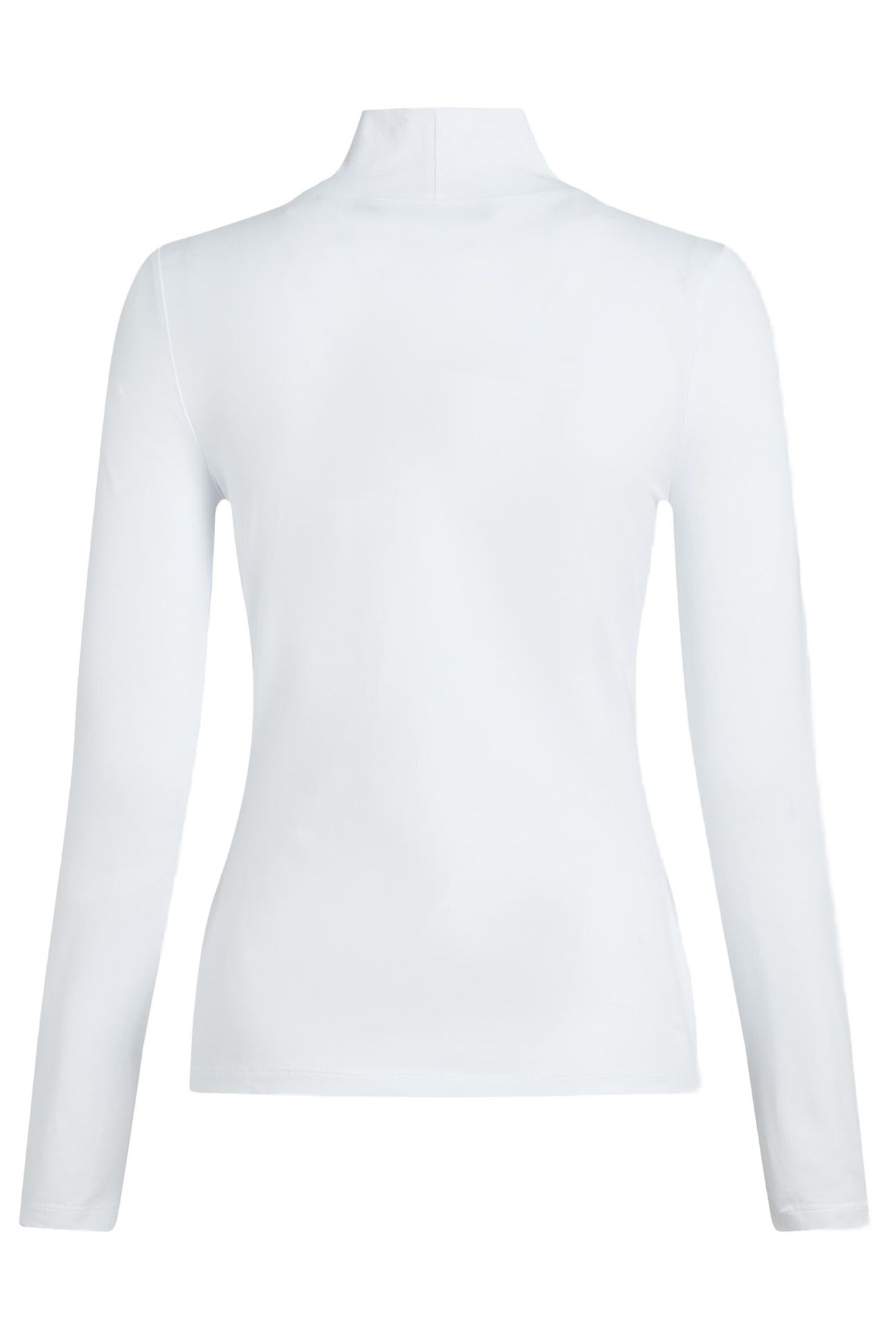MOCK NECK SIGNATURE LS TOP WHITE 2