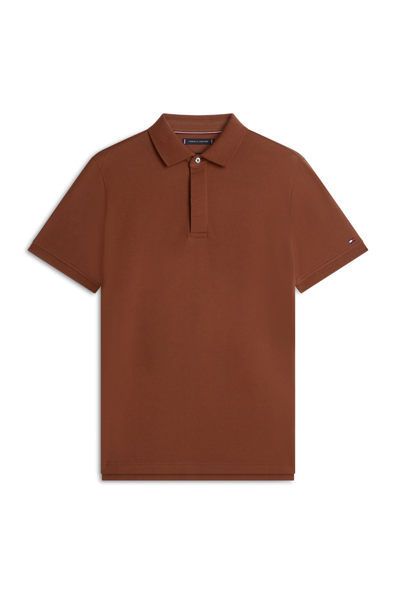 HIDDEN PLACKET REGULAR POLO LEGACY BROWN 4