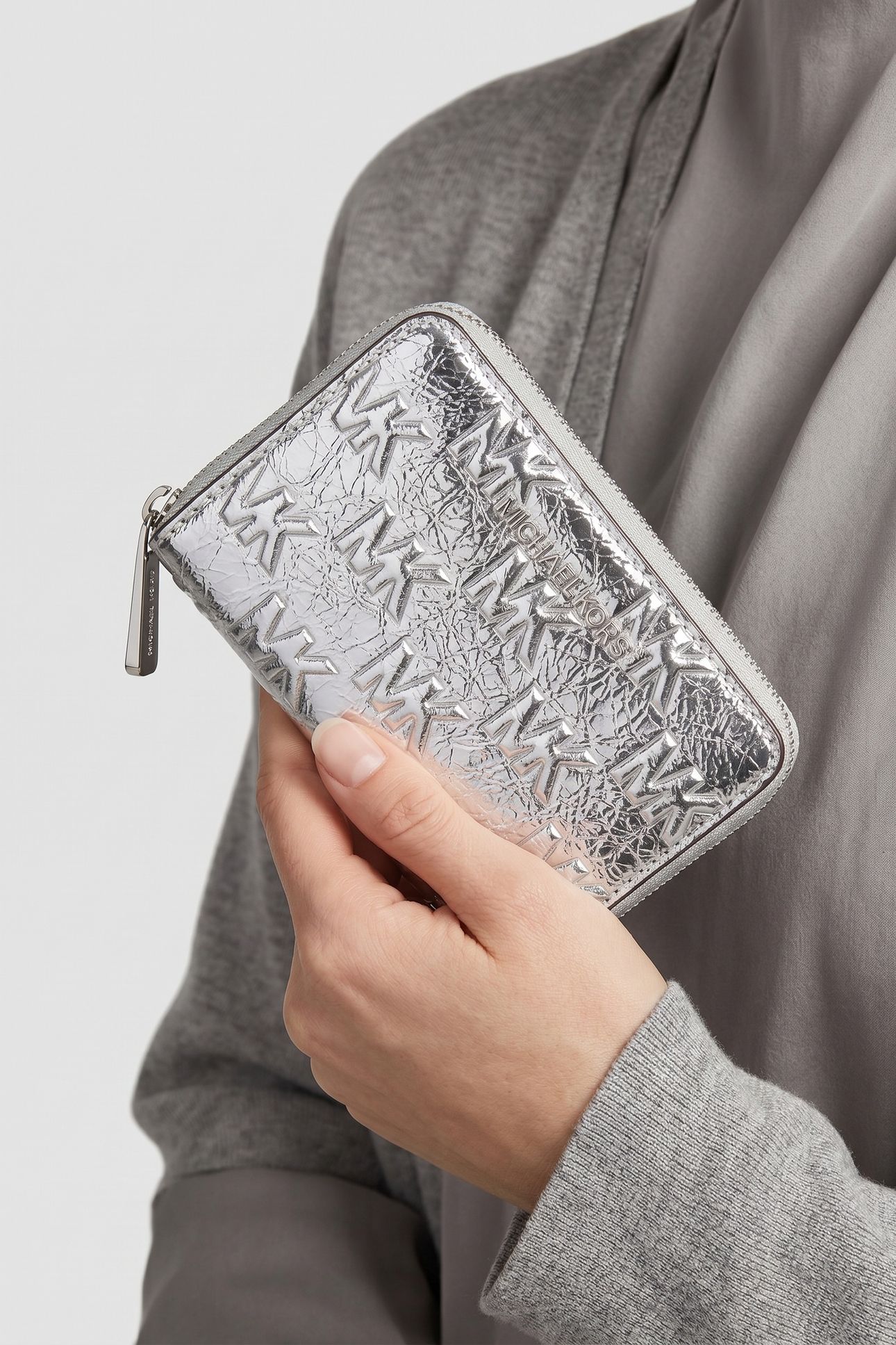 SMALL CARD CASE SILVER 3