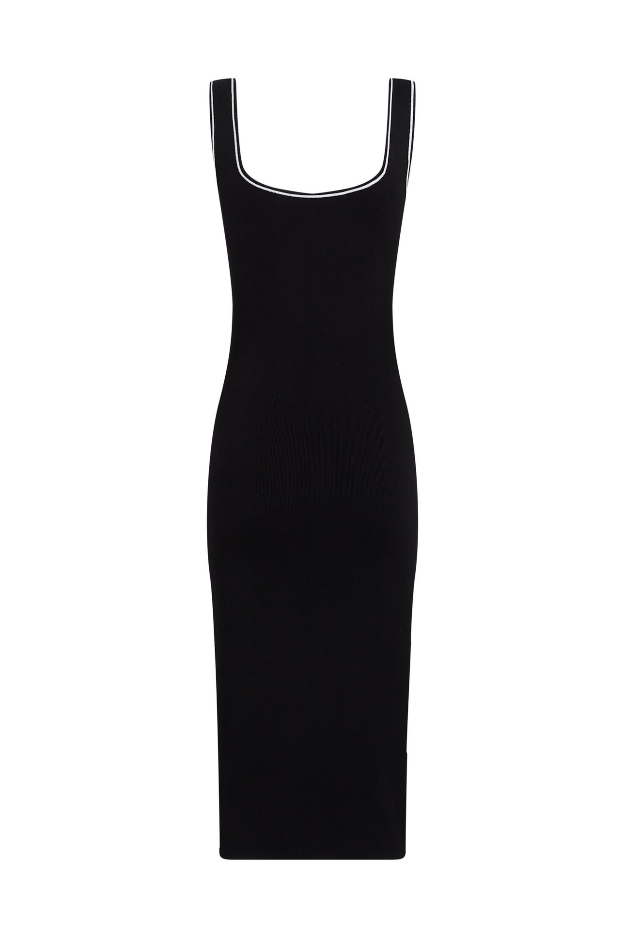KNIT BODYCON DRESS BLACK 5