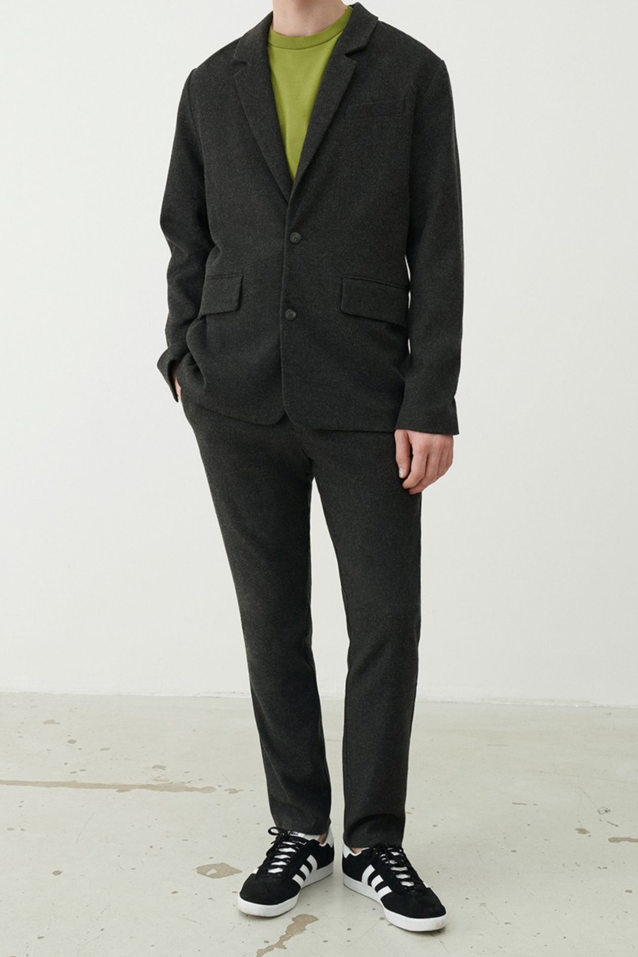 WEFTOWN PANT ANTHRACITE CHINE 1