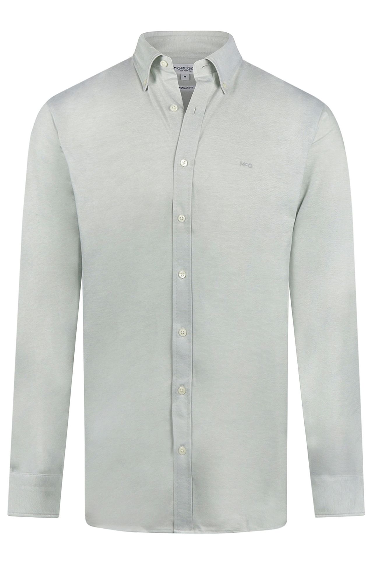 STRETCH PIQUE SHIRT LIGHT OLIVE 1