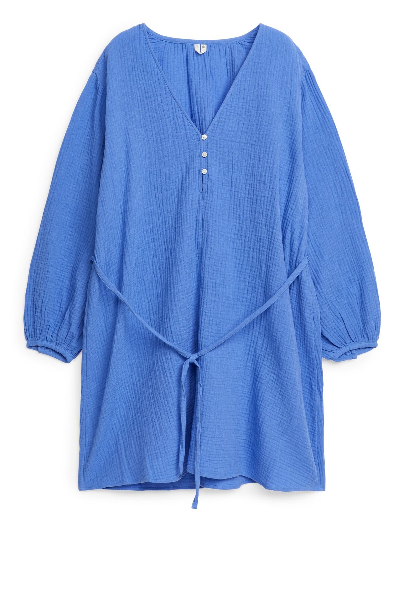 FAIDRA CRINKLE DRESS BLUE 3