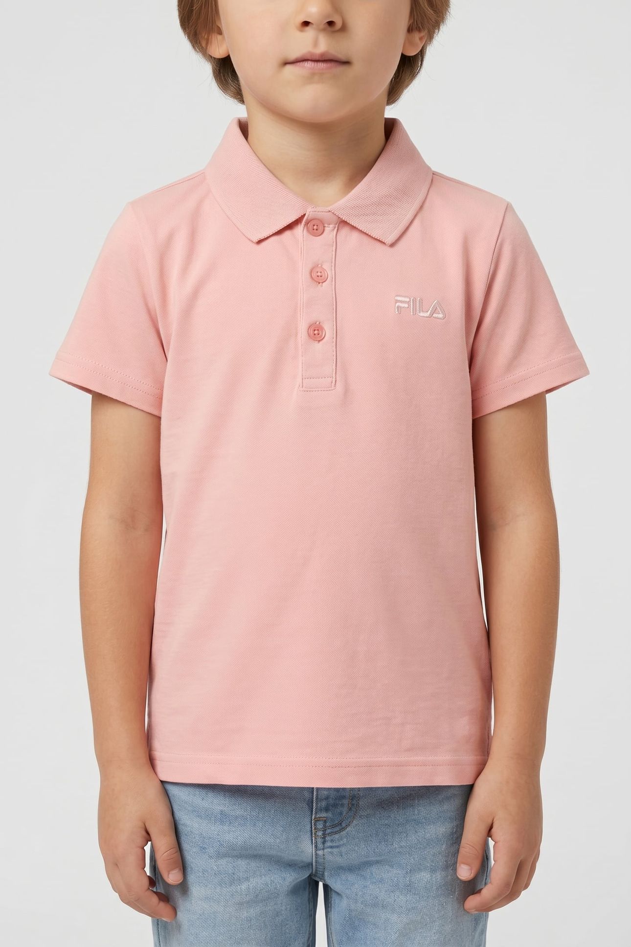 POMAIA REGULAR LOGO POLO SHIRT MELLOW ROSE 1