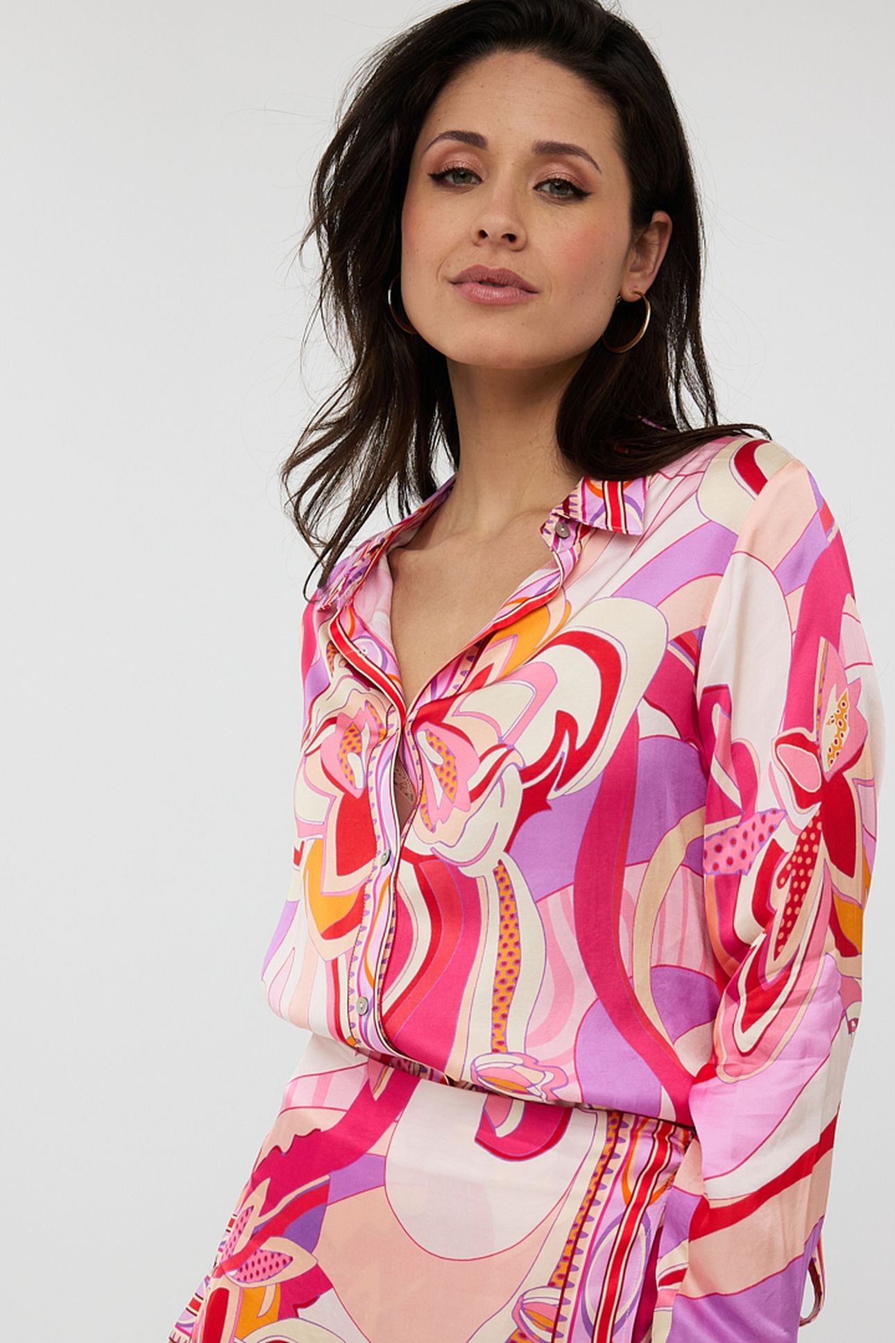 BLOUSE WIDE DISCO HIT PRINT 2