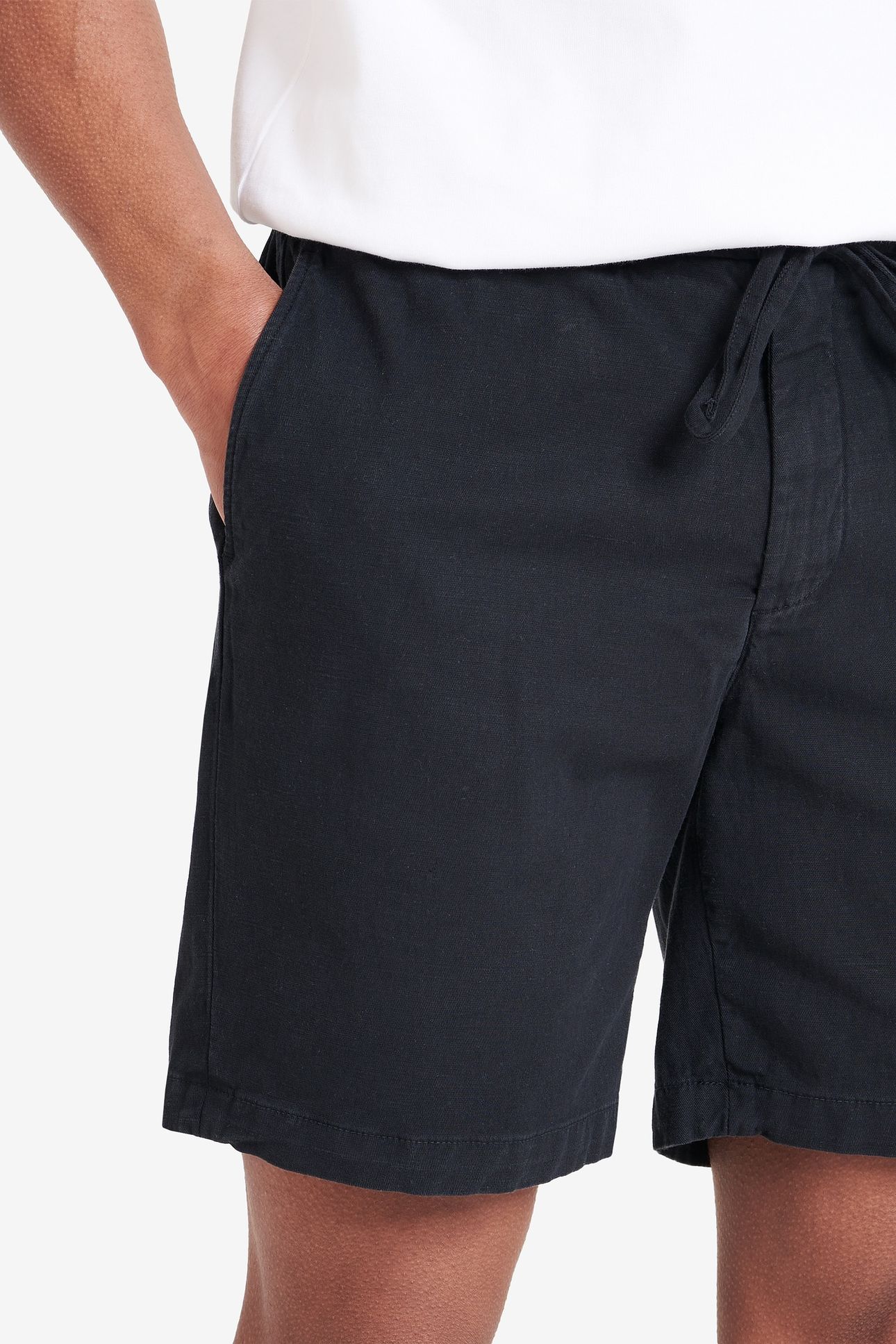 OAKLAND COTTON-LINEN STRETCH NAVY 3
