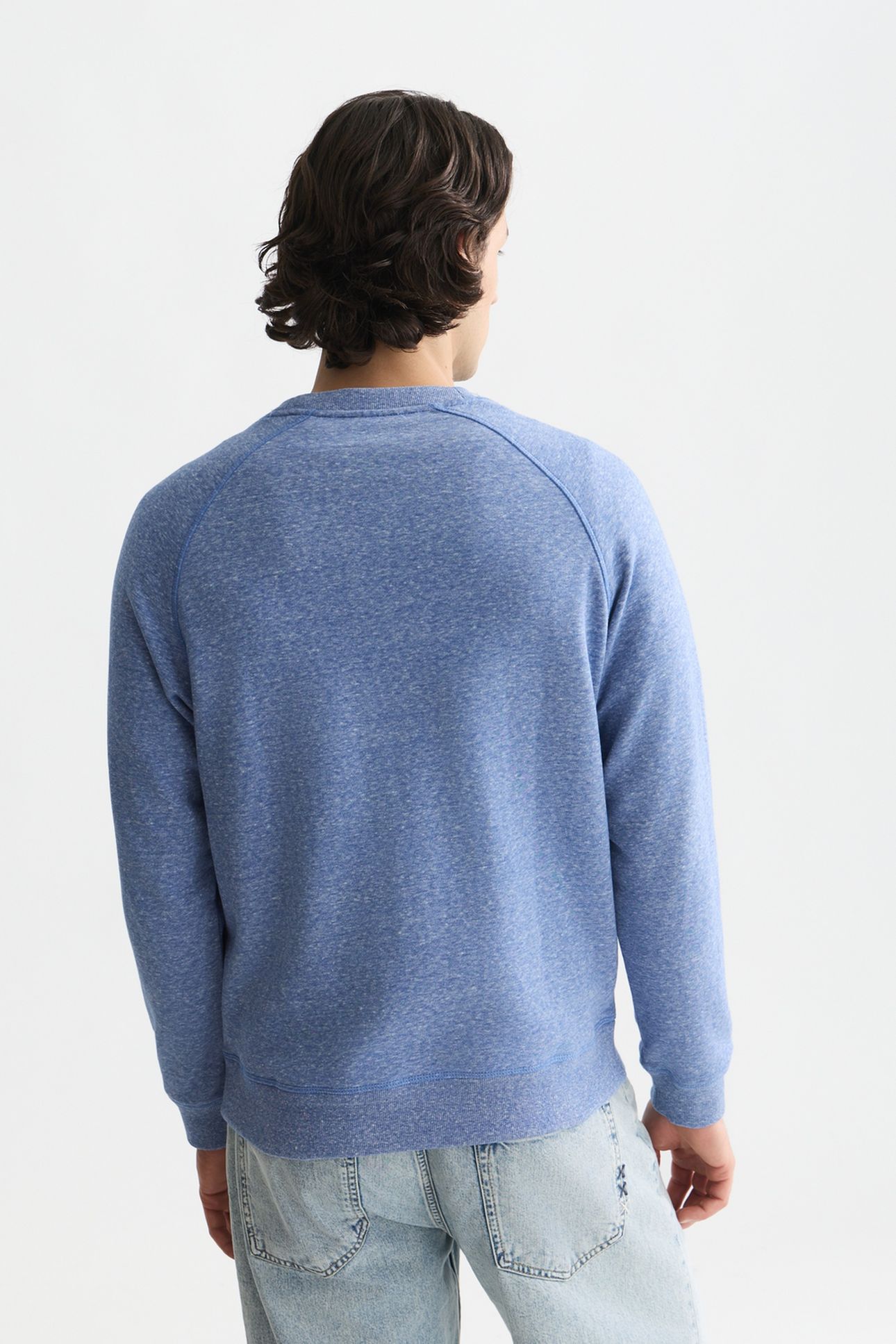 MELANGE REGULAR-FIT SWEATSHIRT ENSIGN BLUE MELANGE 3