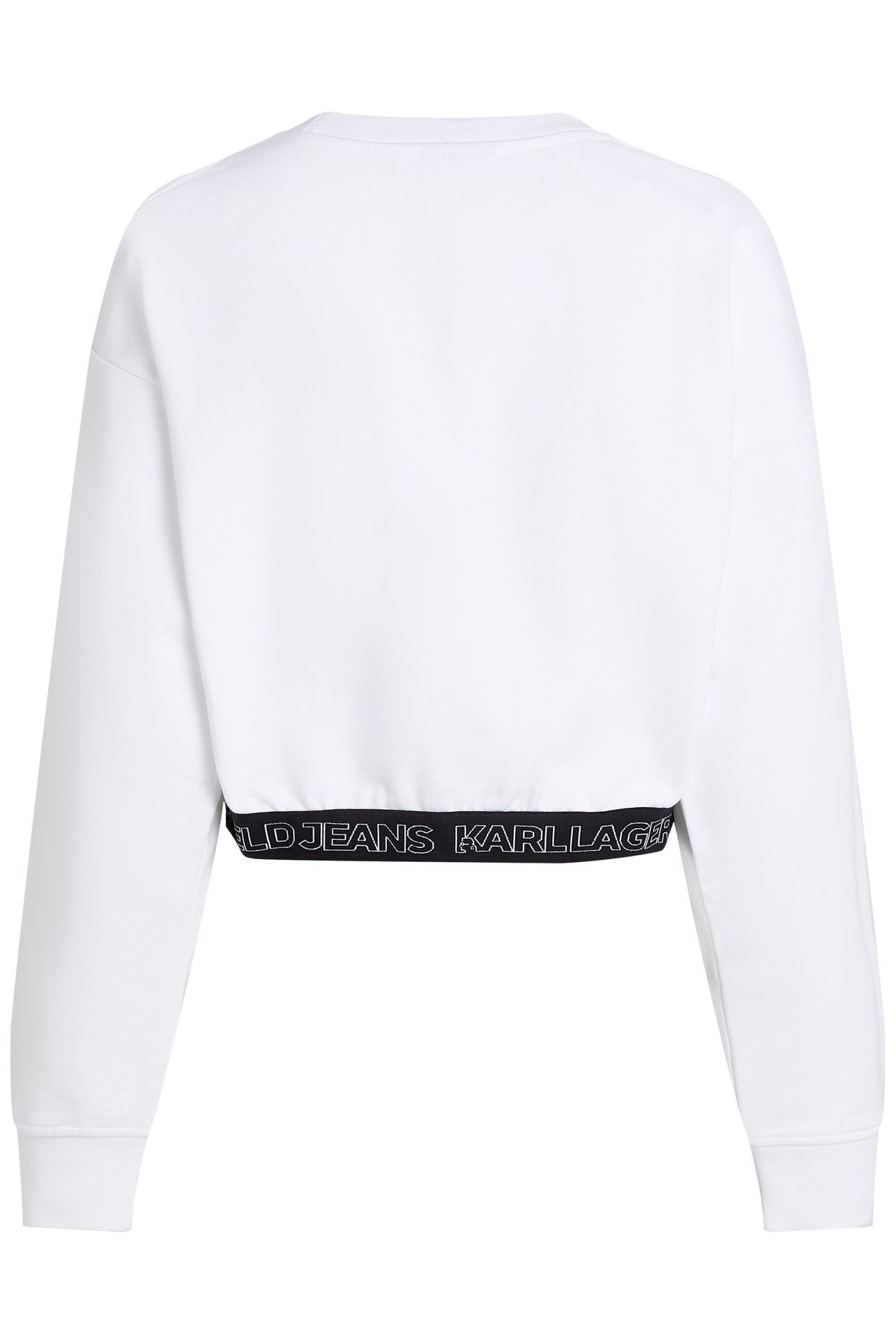 KLJ REG OPEN SHOULDER SWEAT WHITE 4