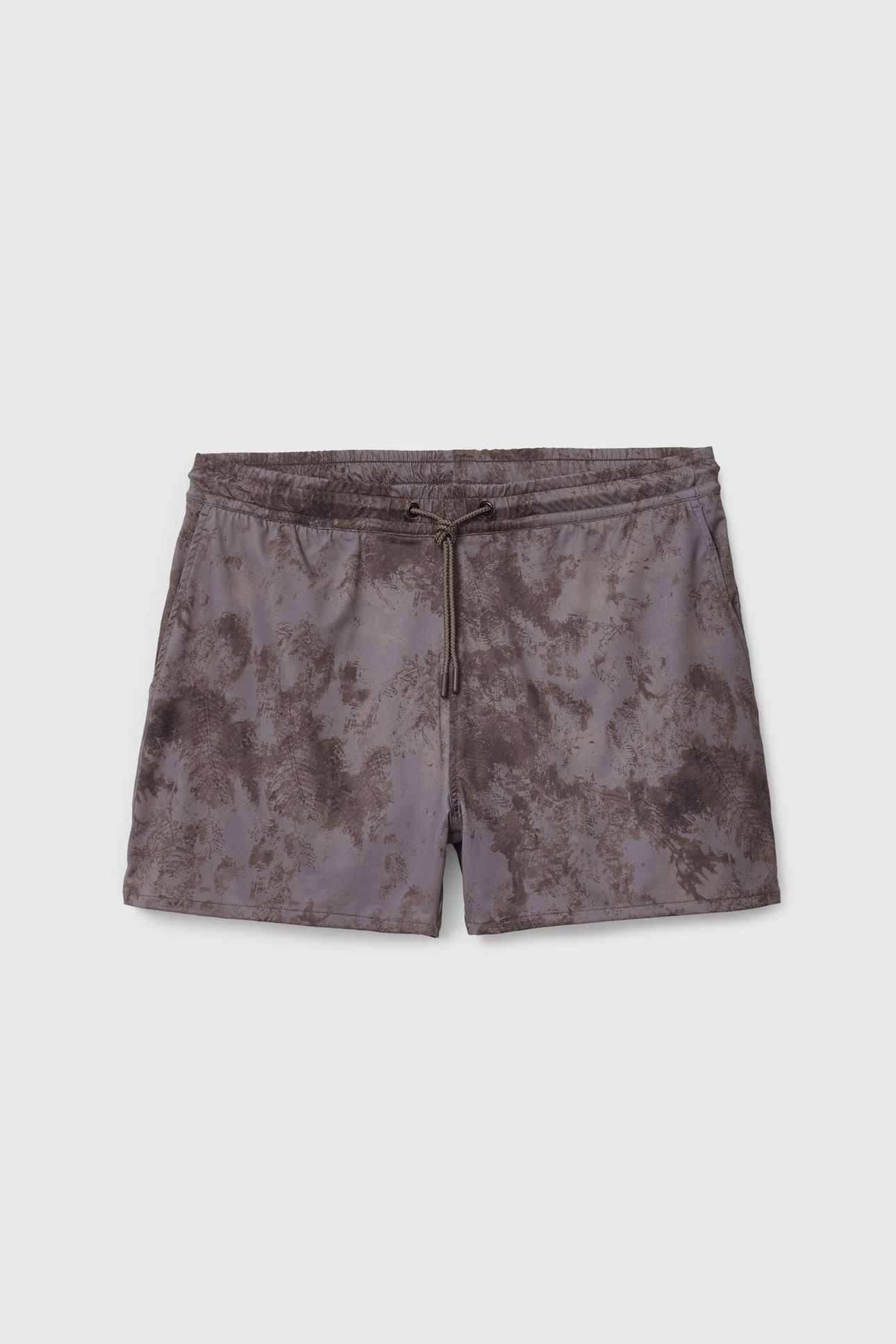 MAUI DRAWSTRING SWIM SHORTS IN PALM TREE MAUVEWOOD 2