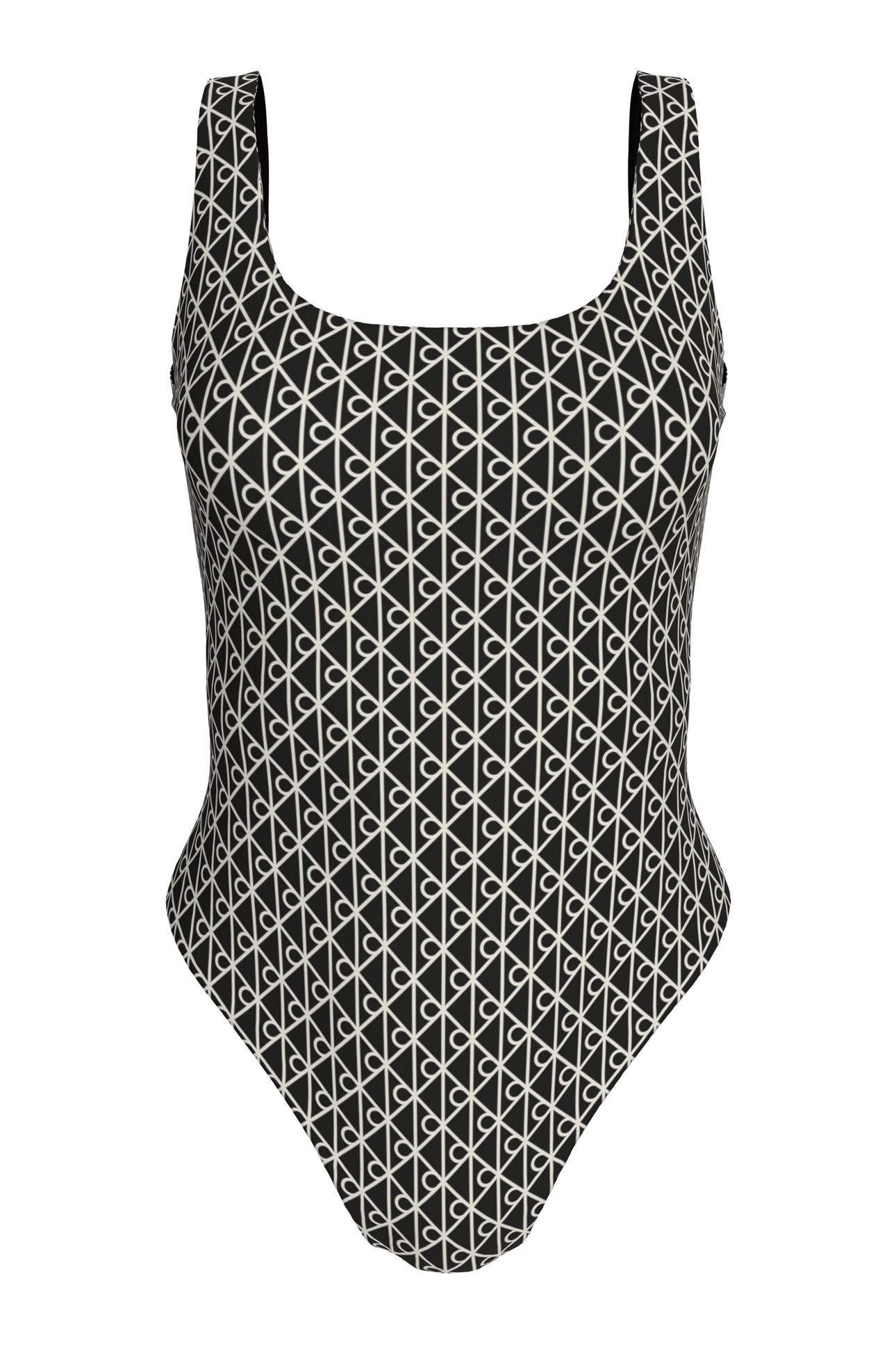 SCOOP BACK ONE PIECE BLACK 5