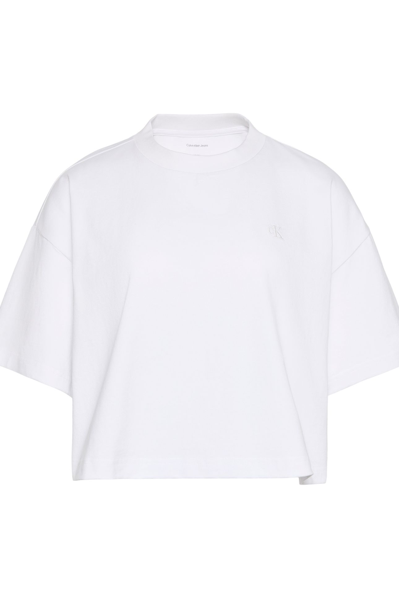 SS CROPPED BOXY TEE BRIGHT WHITE 5
