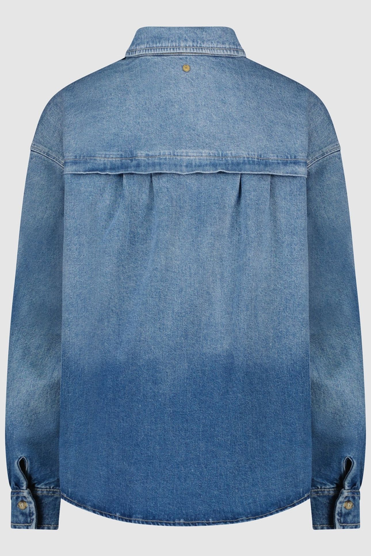 NOUNOU DENIM BLOUSE IMPERIAL BLUE 2