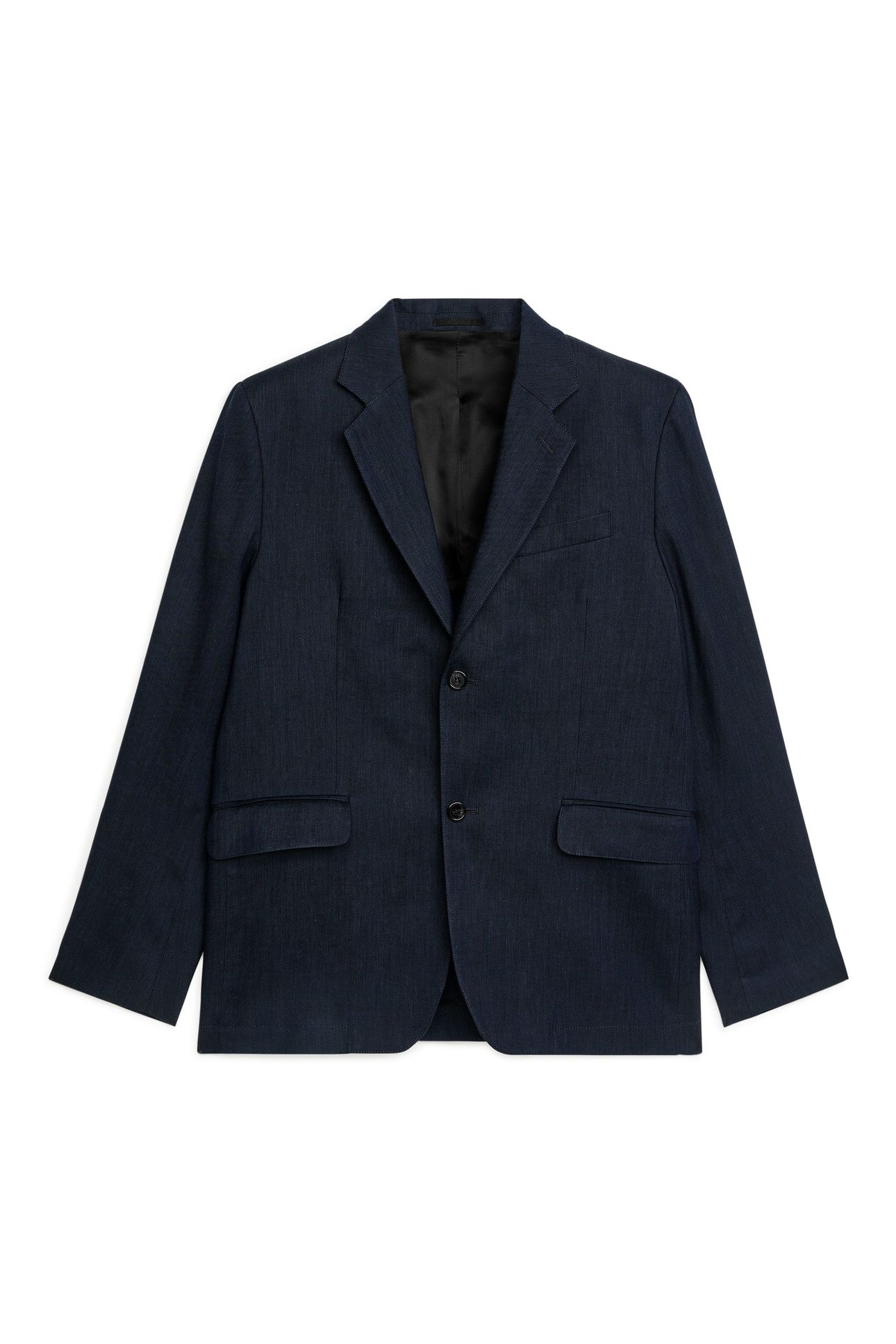 DENNIS HOPSACK SUIT BLAZER BLUE 3