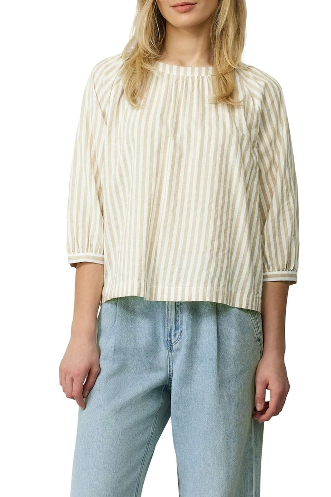 S.OLIVER BLOUSES BROWN 1