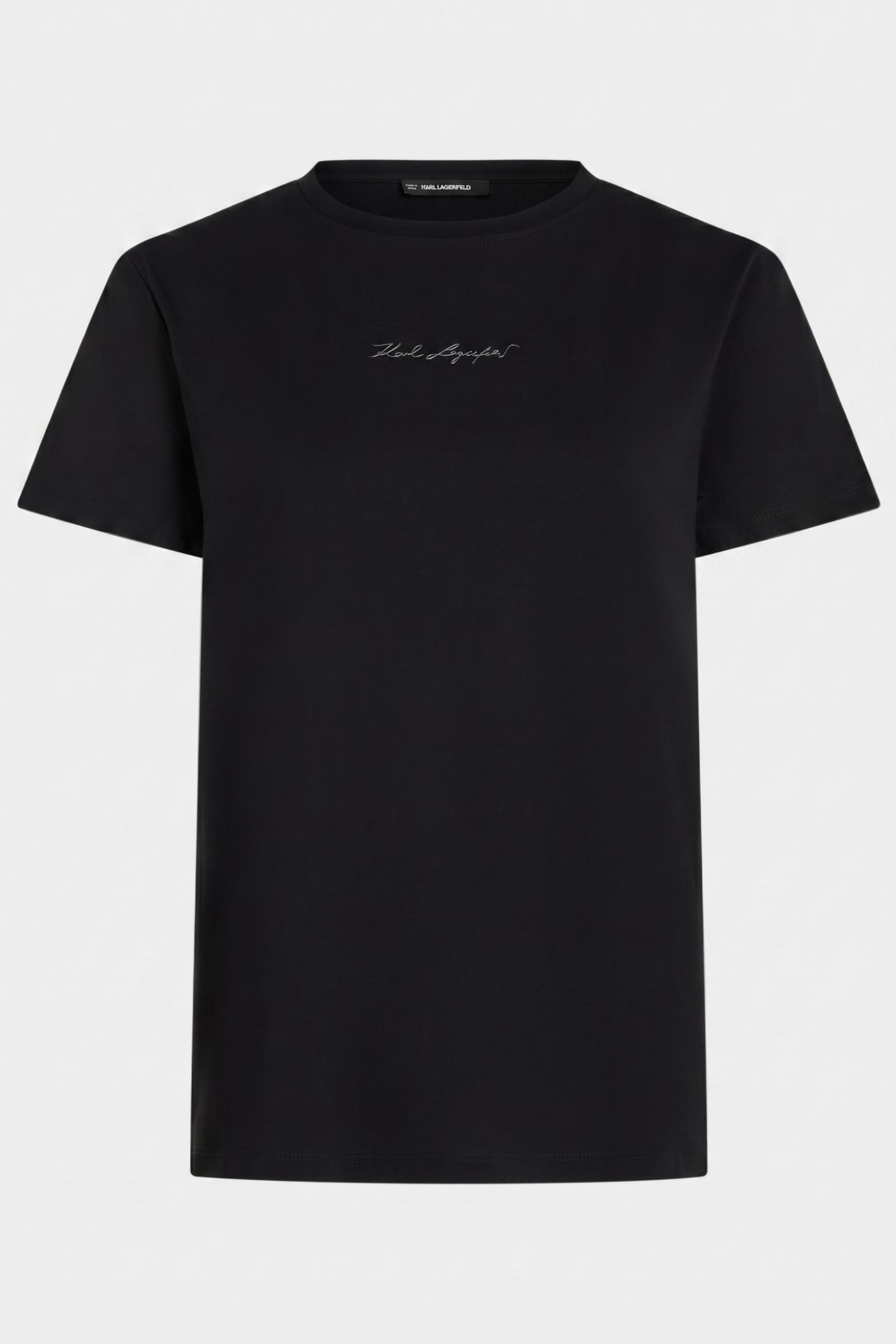 SILVER SIGNATURE T-SHIRT BLACK 3