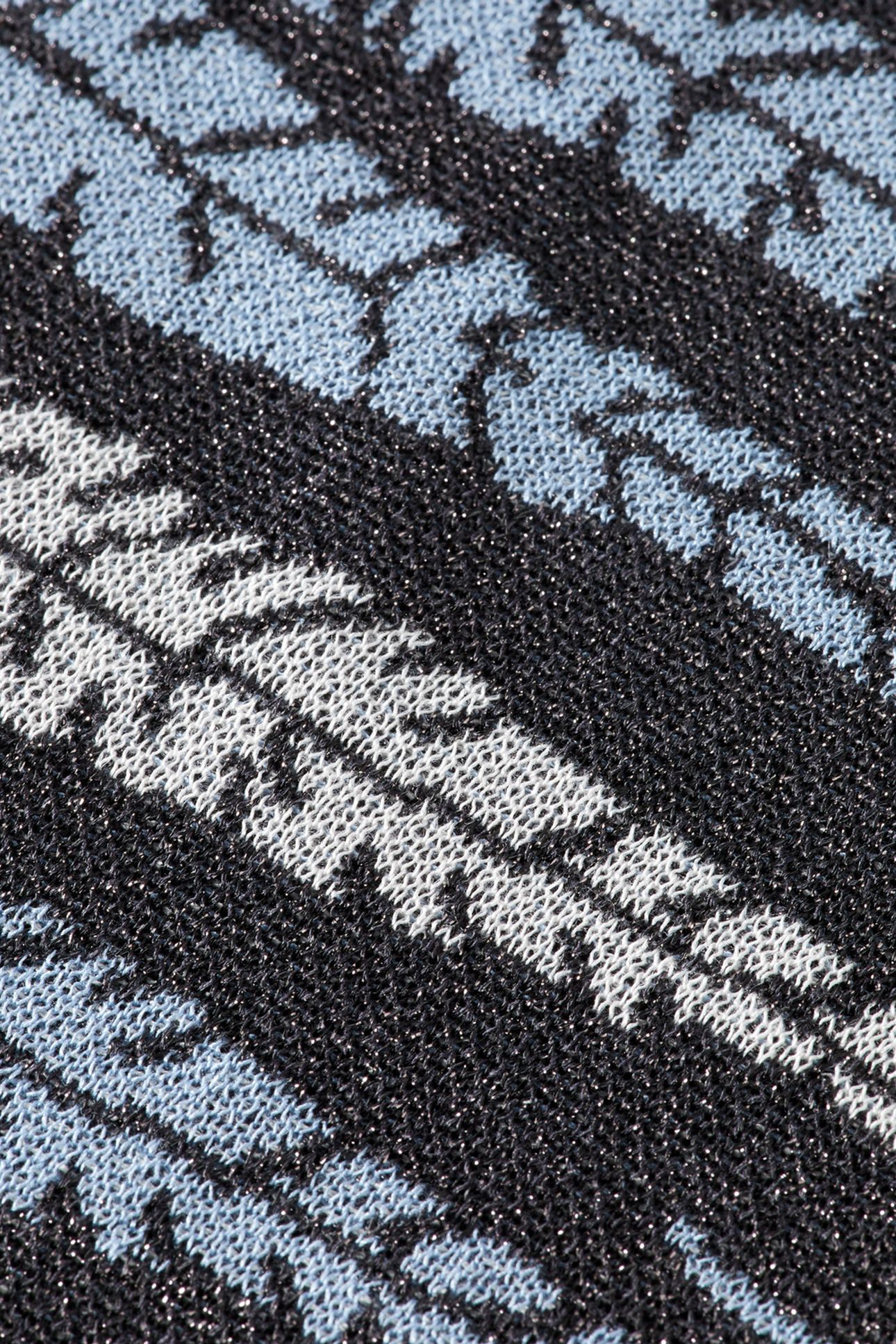 LUREX JACQUARD TROUSERS CHARCOAL ART 6