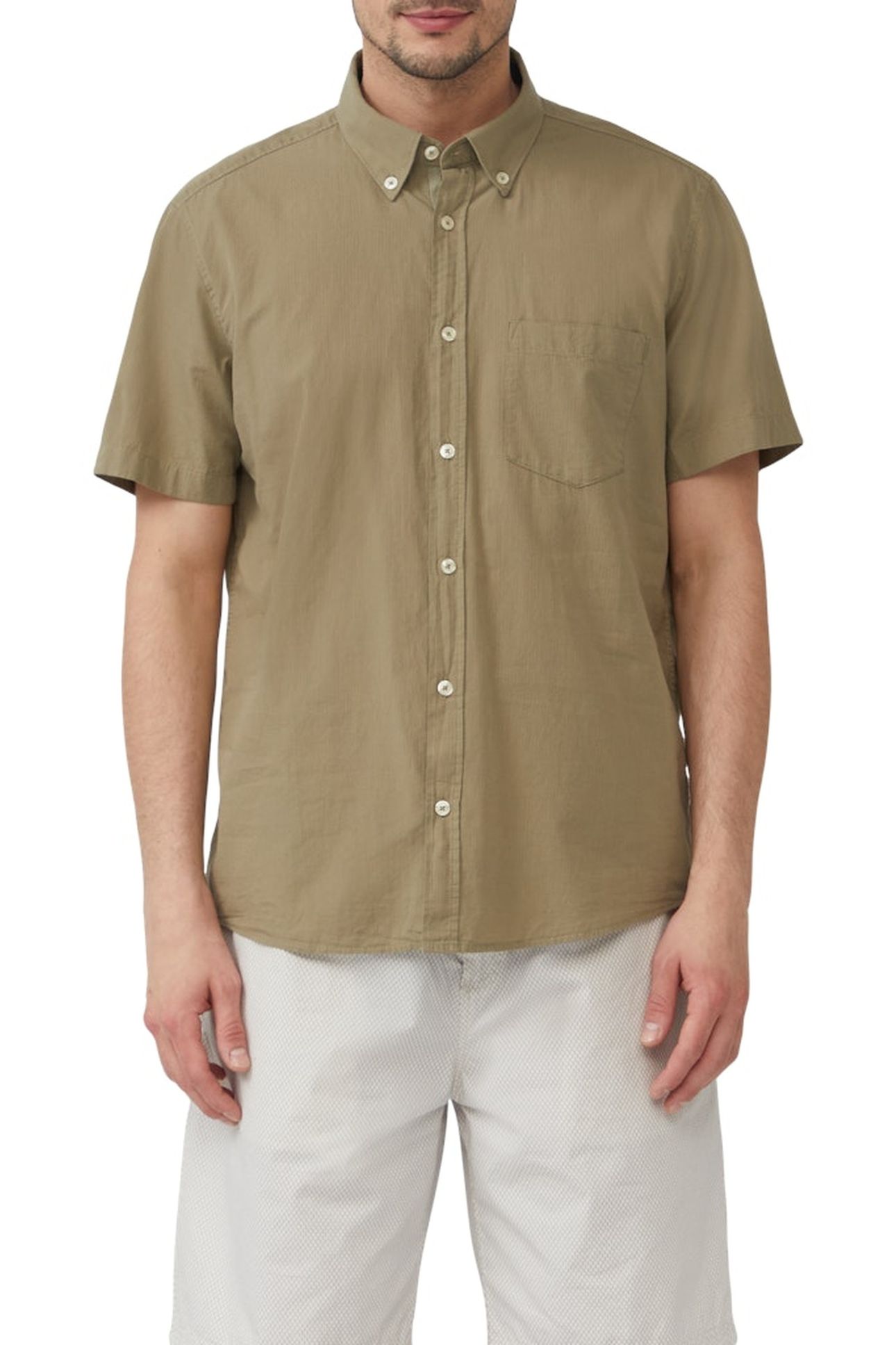 S.OLIVER SHIRTS DARK GREEN 1