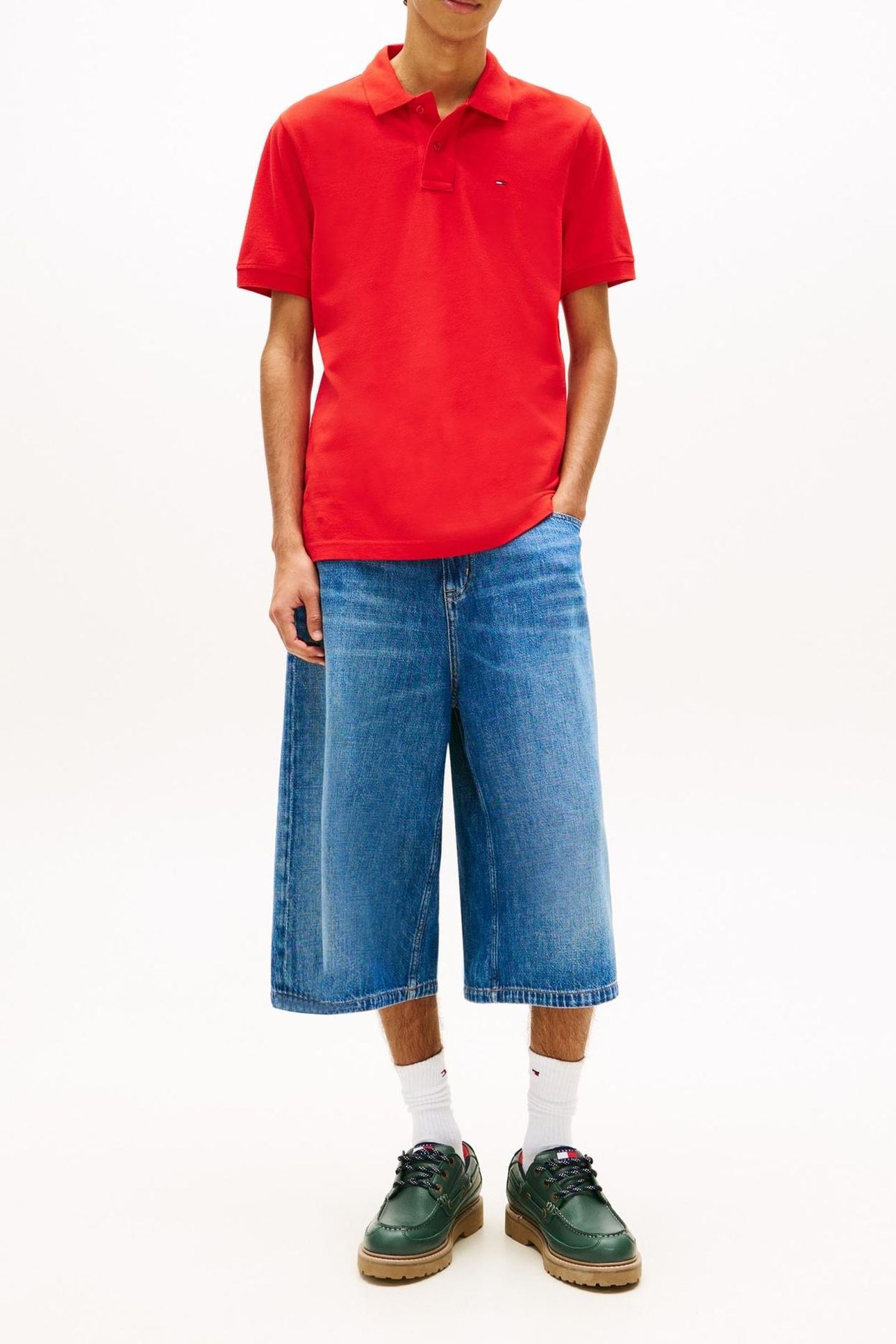 TJM REGULAR ESSENTIAL POLO RAPID RED 2
