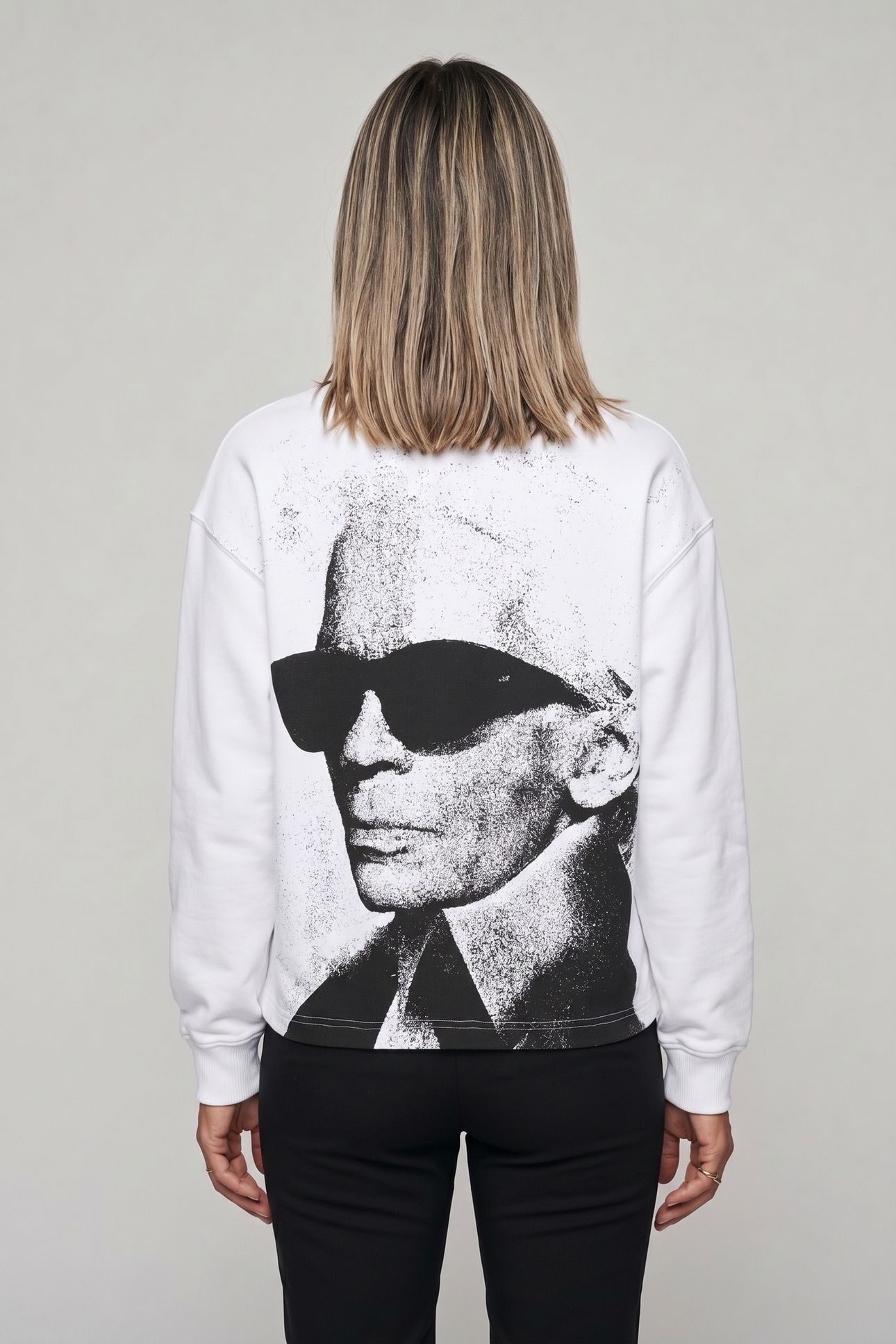 KLJ RELAXED KARL SWEAT WHITE 2