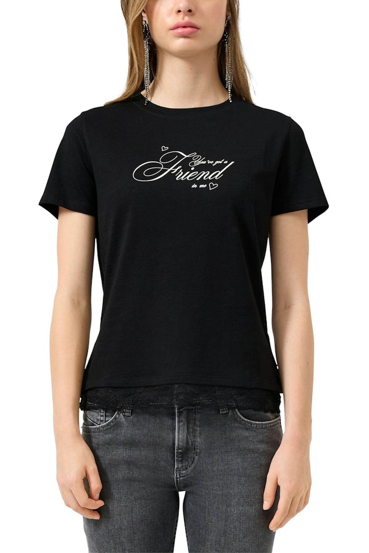S.OLIVER-QS T-SHIRTS BLACK 3