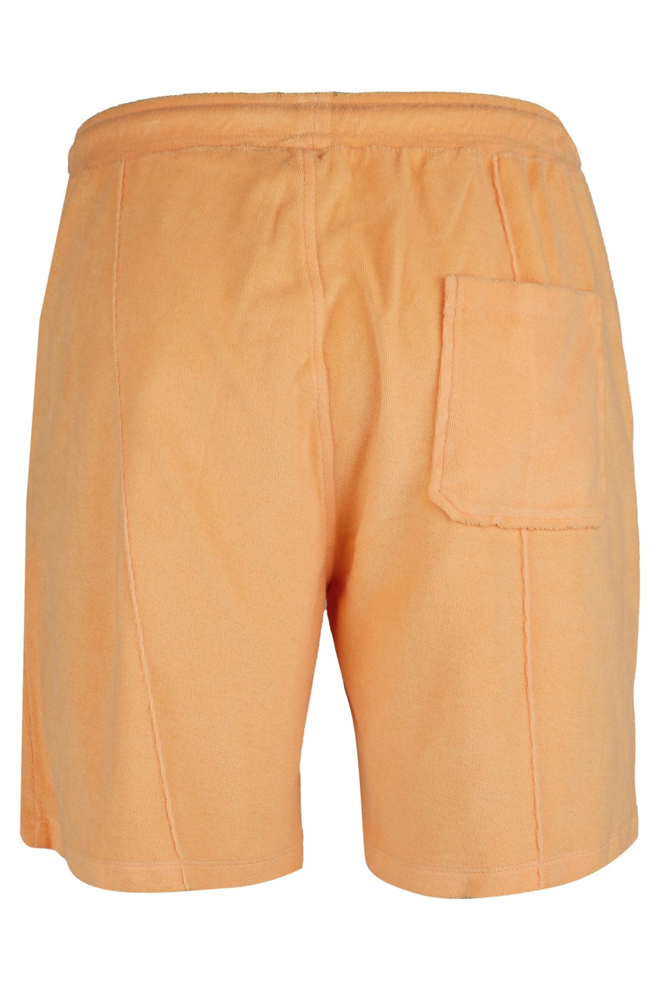 TERRY PLEATED SHORTS LIGHT ORANGE 2