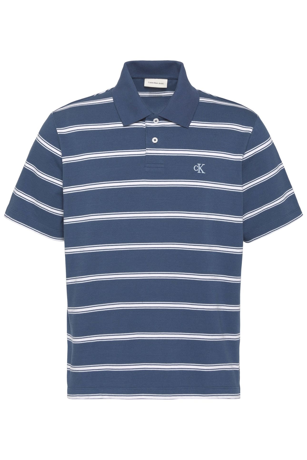 SS EASY 16S JERSEY POLO DARK DENIM 5