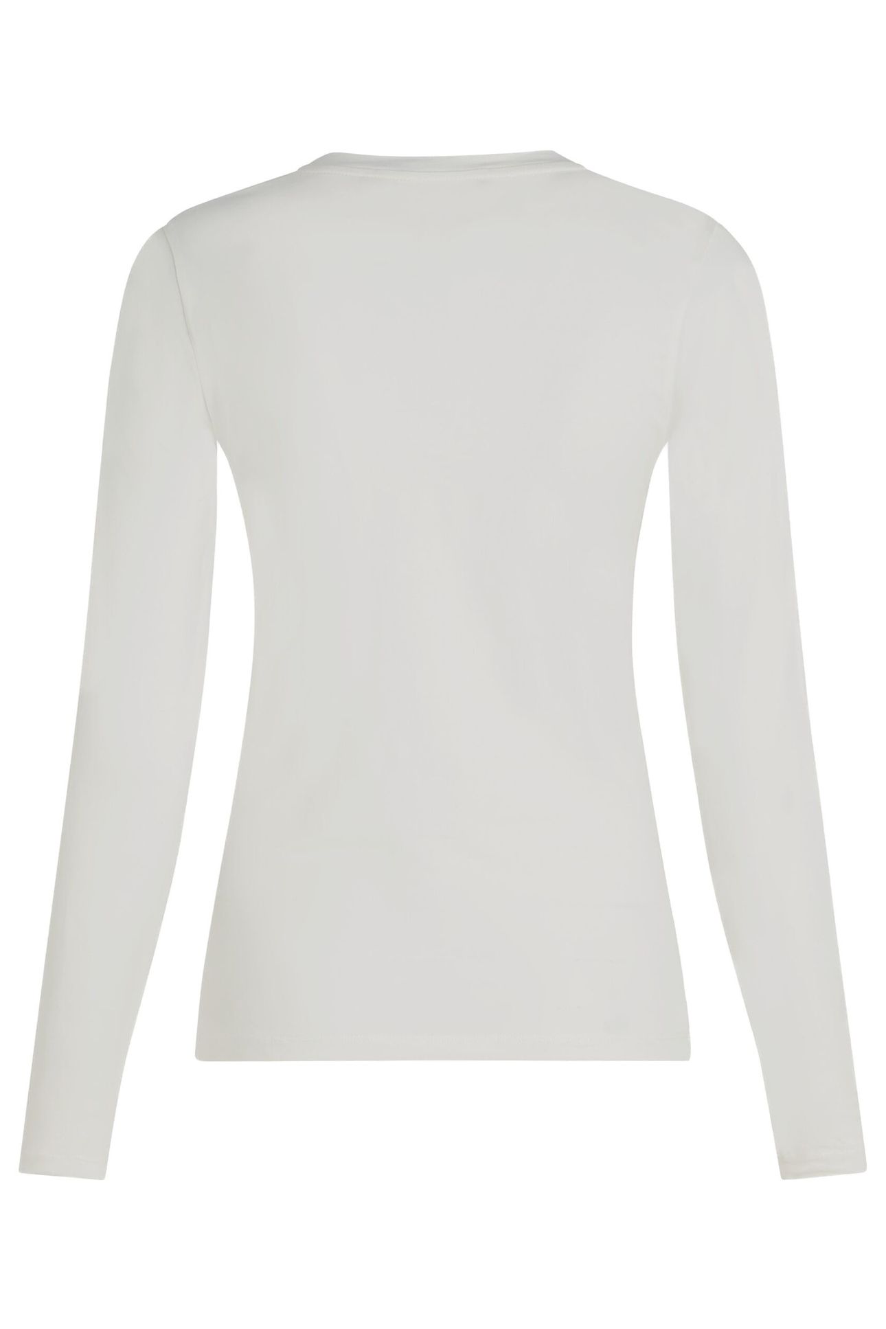 FITTED LS LUNA T-SHIRT SNOW WHITE 2