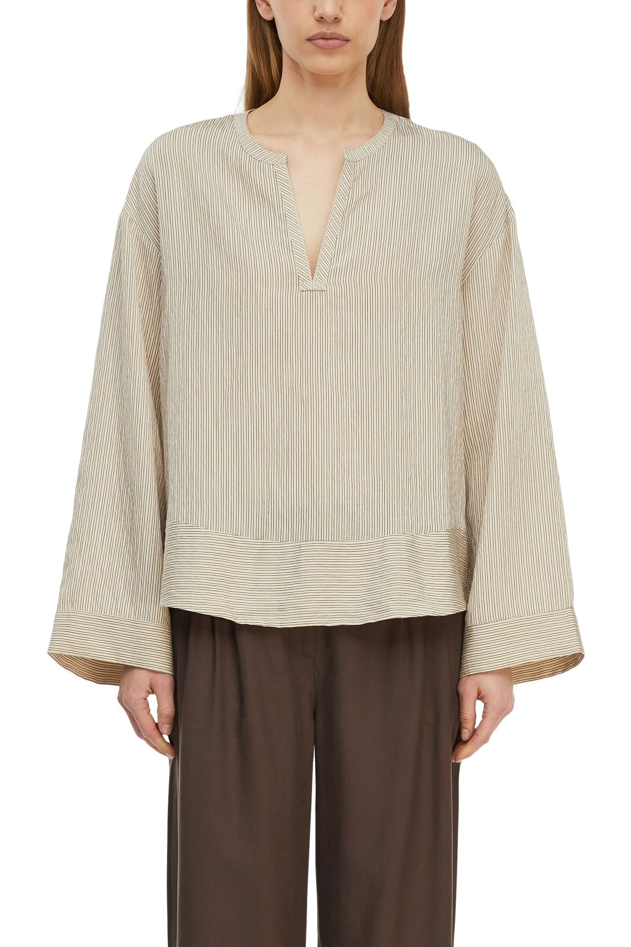 COMMA BLOUSES GREY/BLACK 1