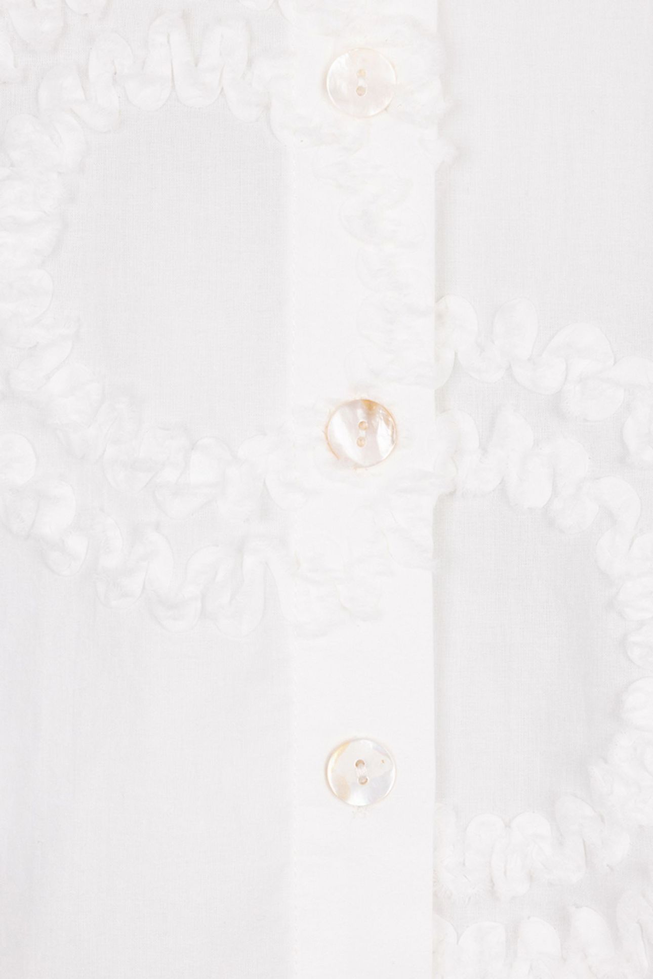 BLOUSE 3D CIRCLED EMBROIDERY OFF WHITE 7
