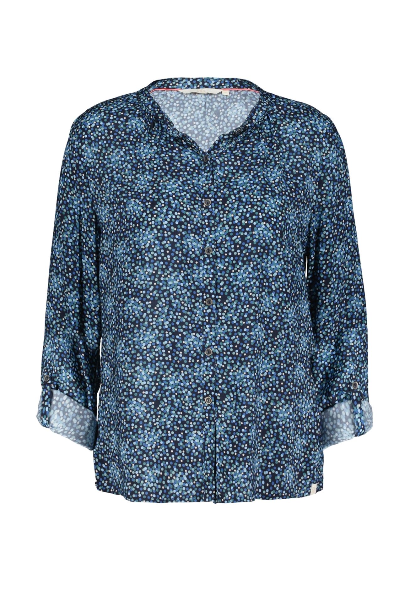 BLOUSE TYLA DARK BLUE FUJI XS PRINT 7