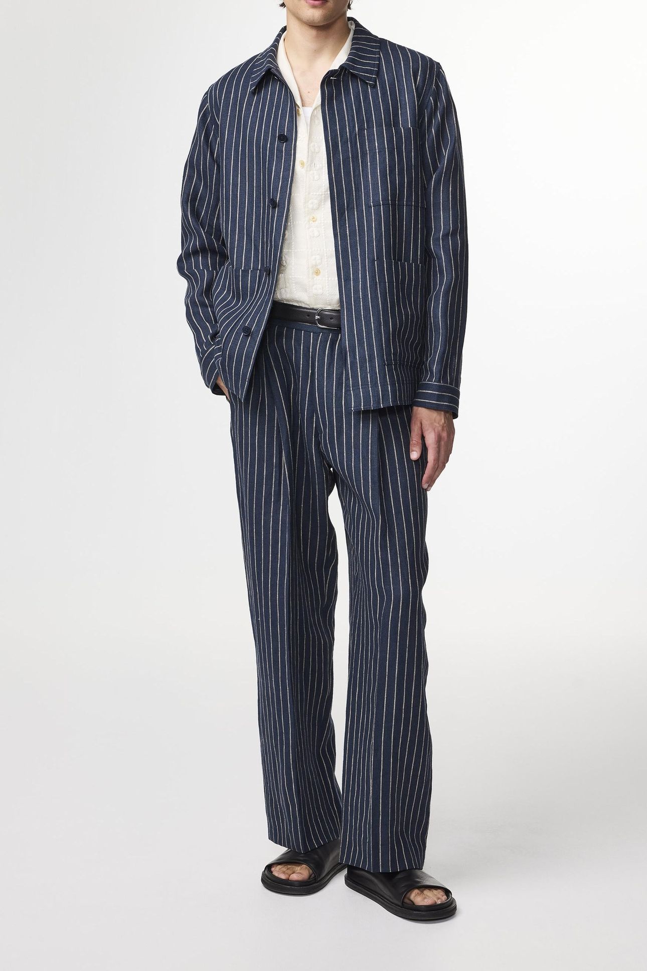 OLAV 1455 HYBRID/BLAZER NAVY STRIPE 2