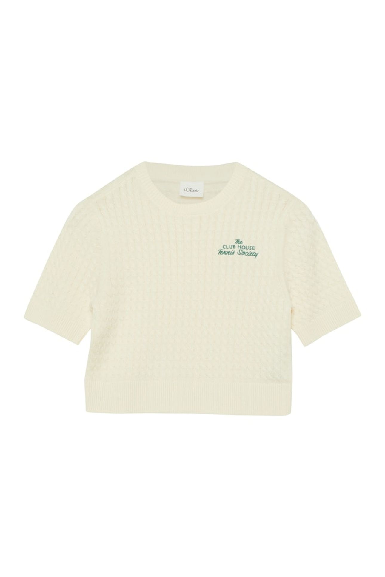 S.OLIVER PULLOVER SHORTSLEEVE OFFWHITE 1