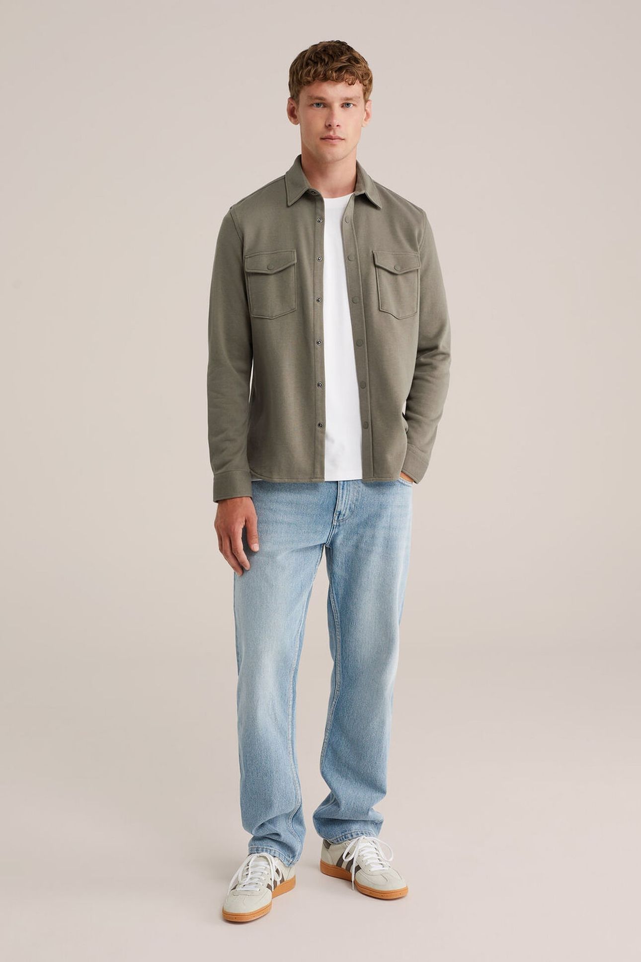OVERSHIRT OLIVE GREEN 1