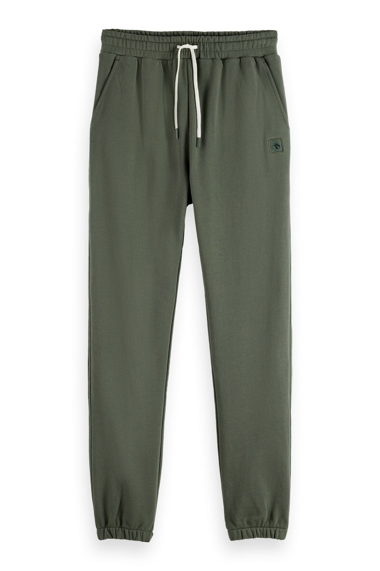 LOGO BADGE SWEATPANTS THYME 1