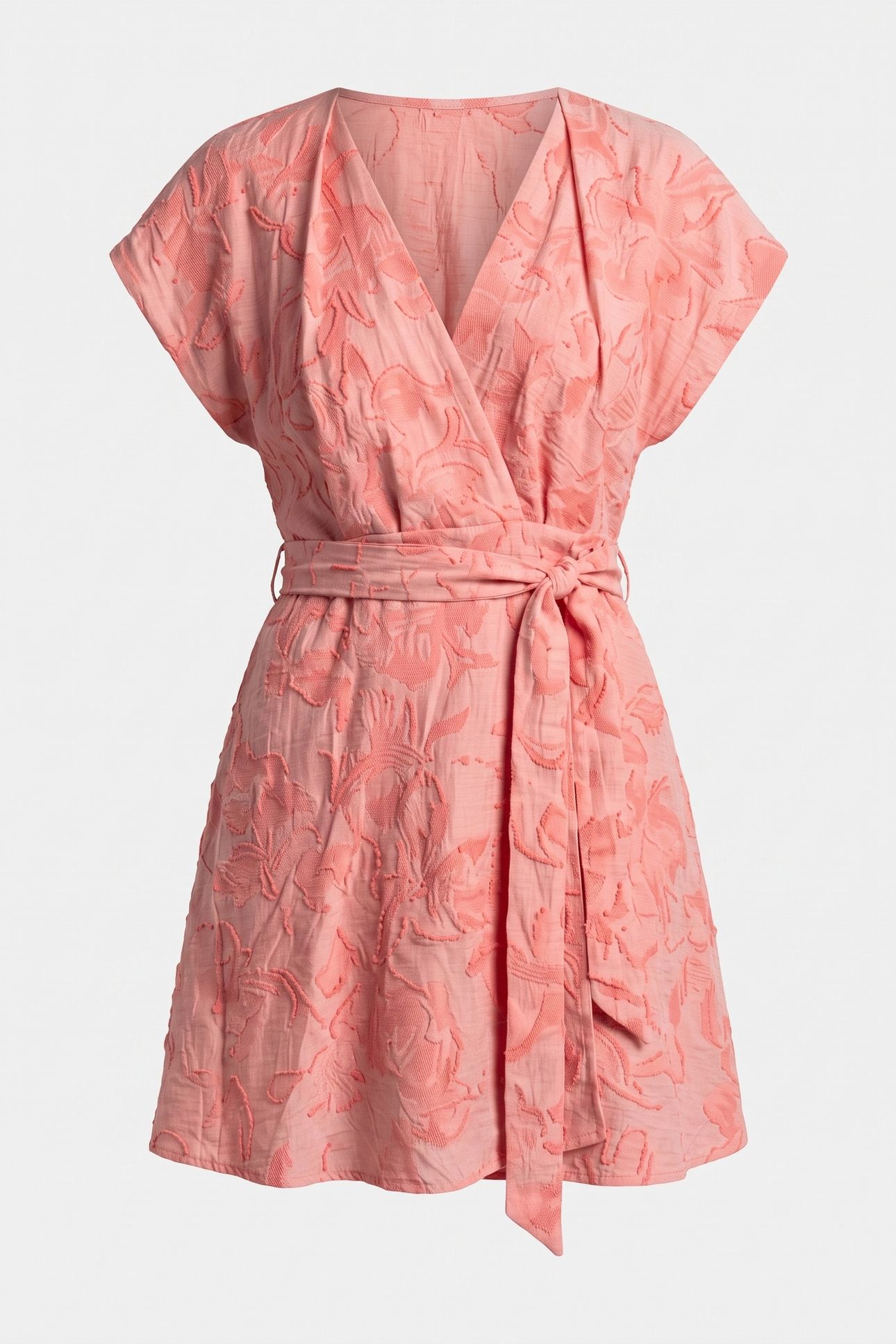 FABIANA DRESS CORAL PINK 4