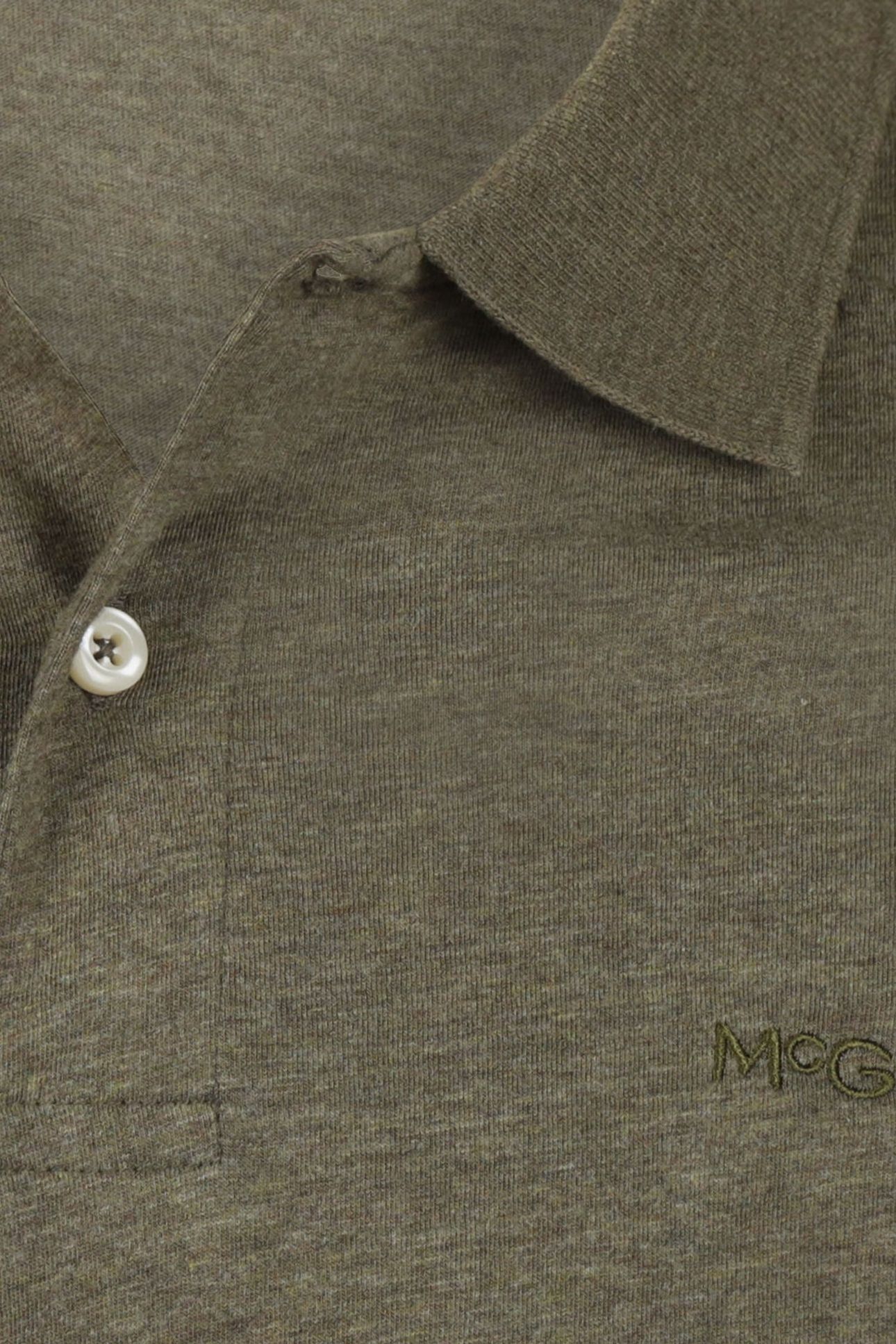 MELANGE JERSEY POLO LIGHT OLIVE 5