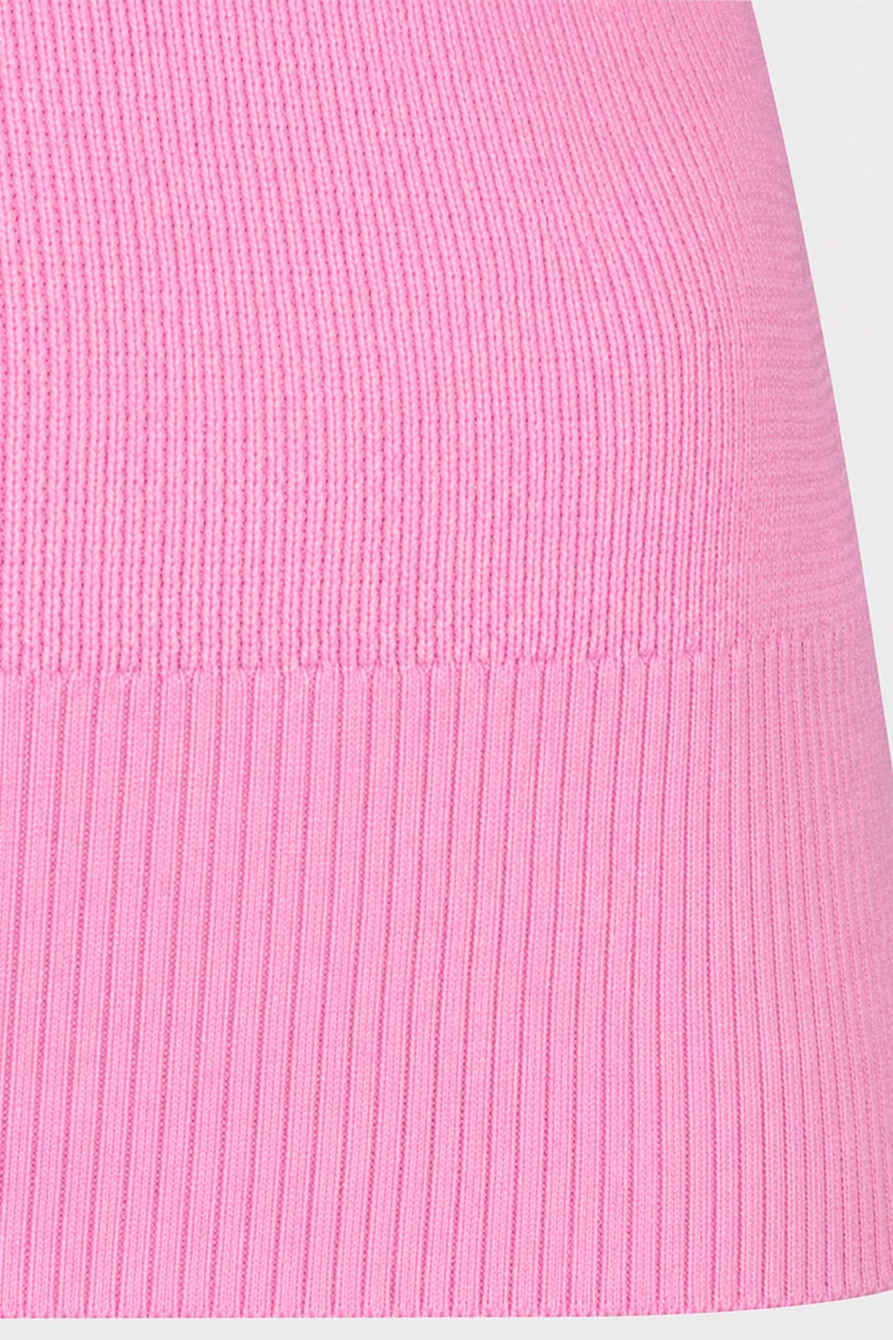 TOP RIB V-NECK PASTEL PINK 3