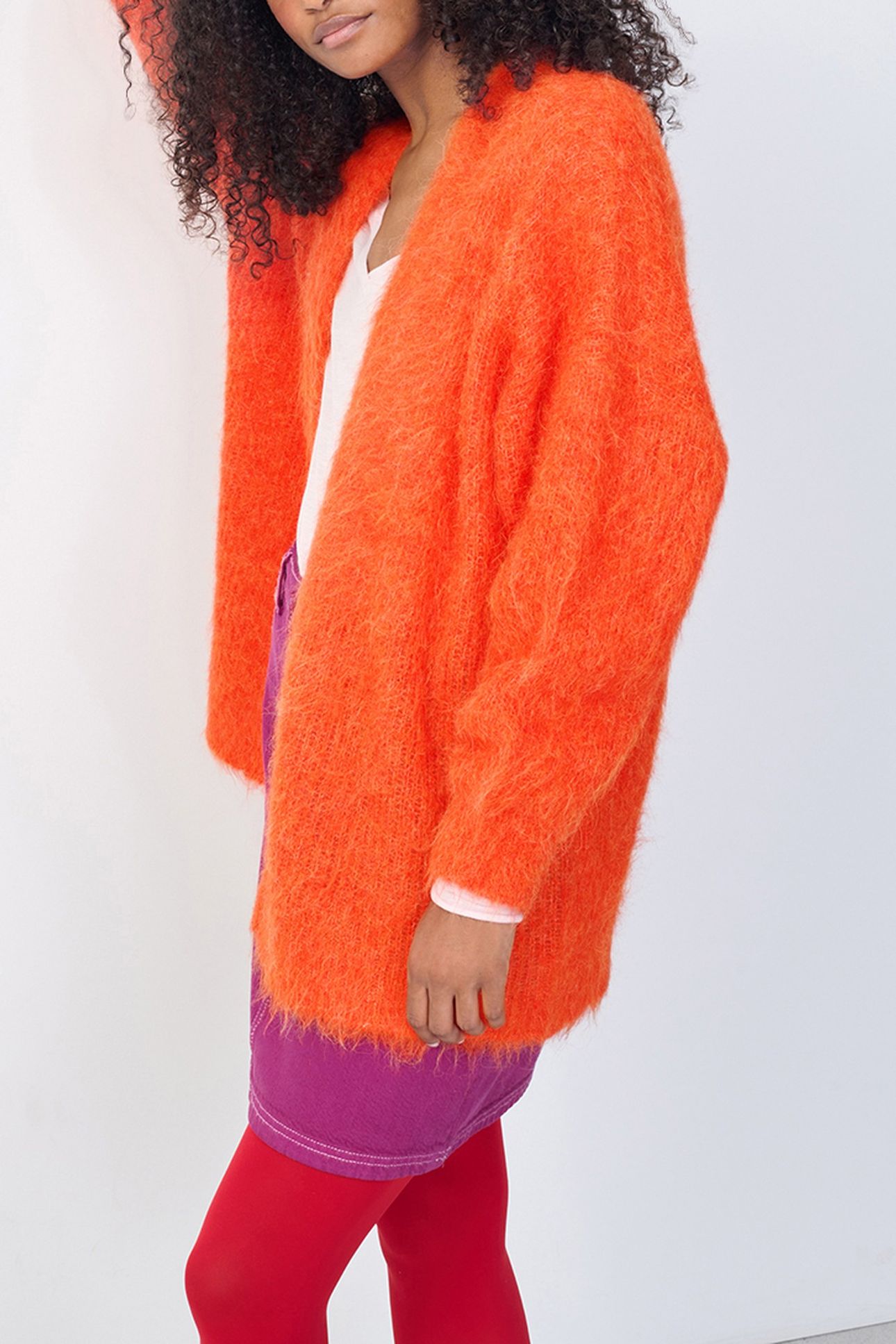 BYMI CARDIGAN ORANGE SANGUINE CHINE 3