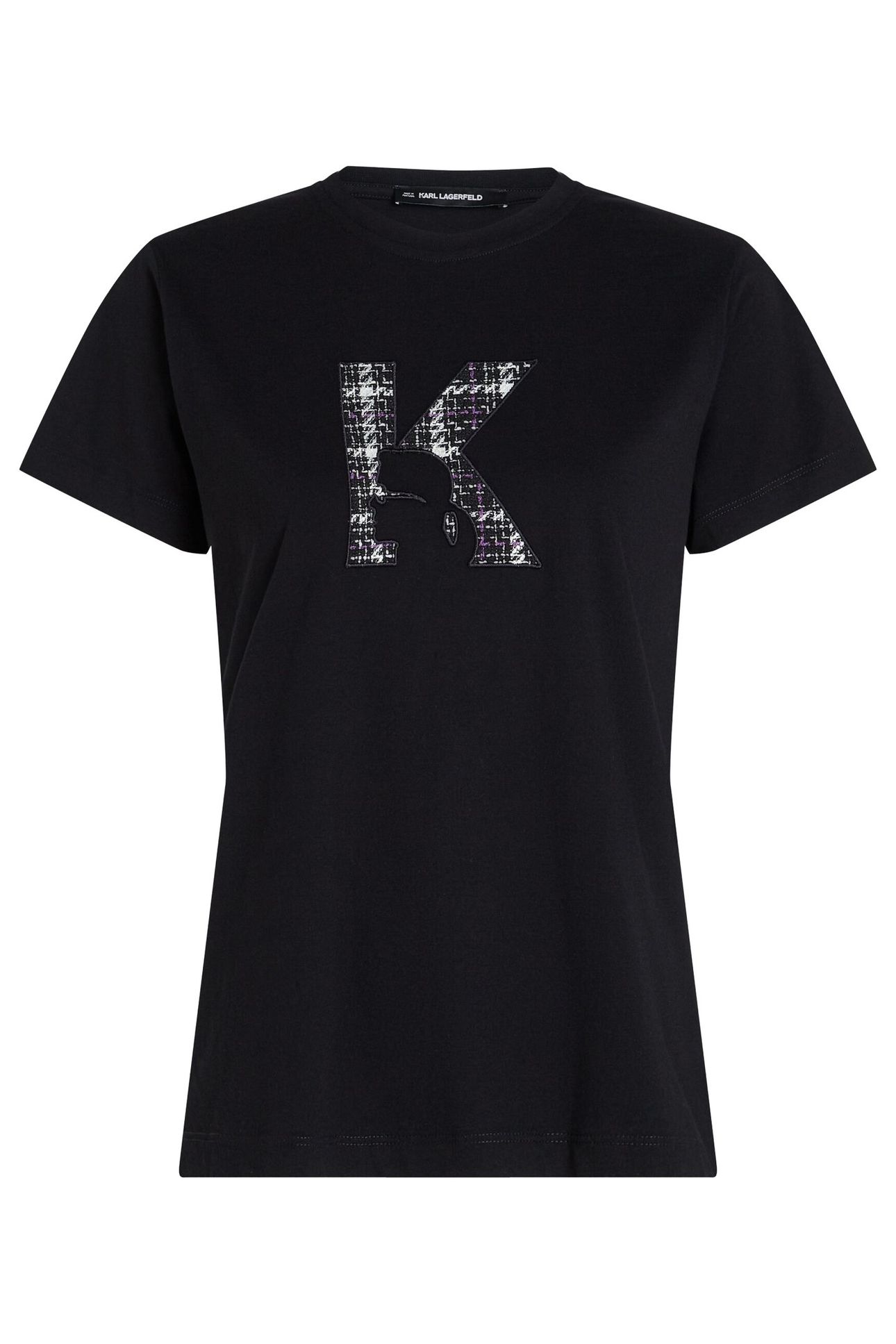 K BOUCLE T-SHIRT BLACK 1