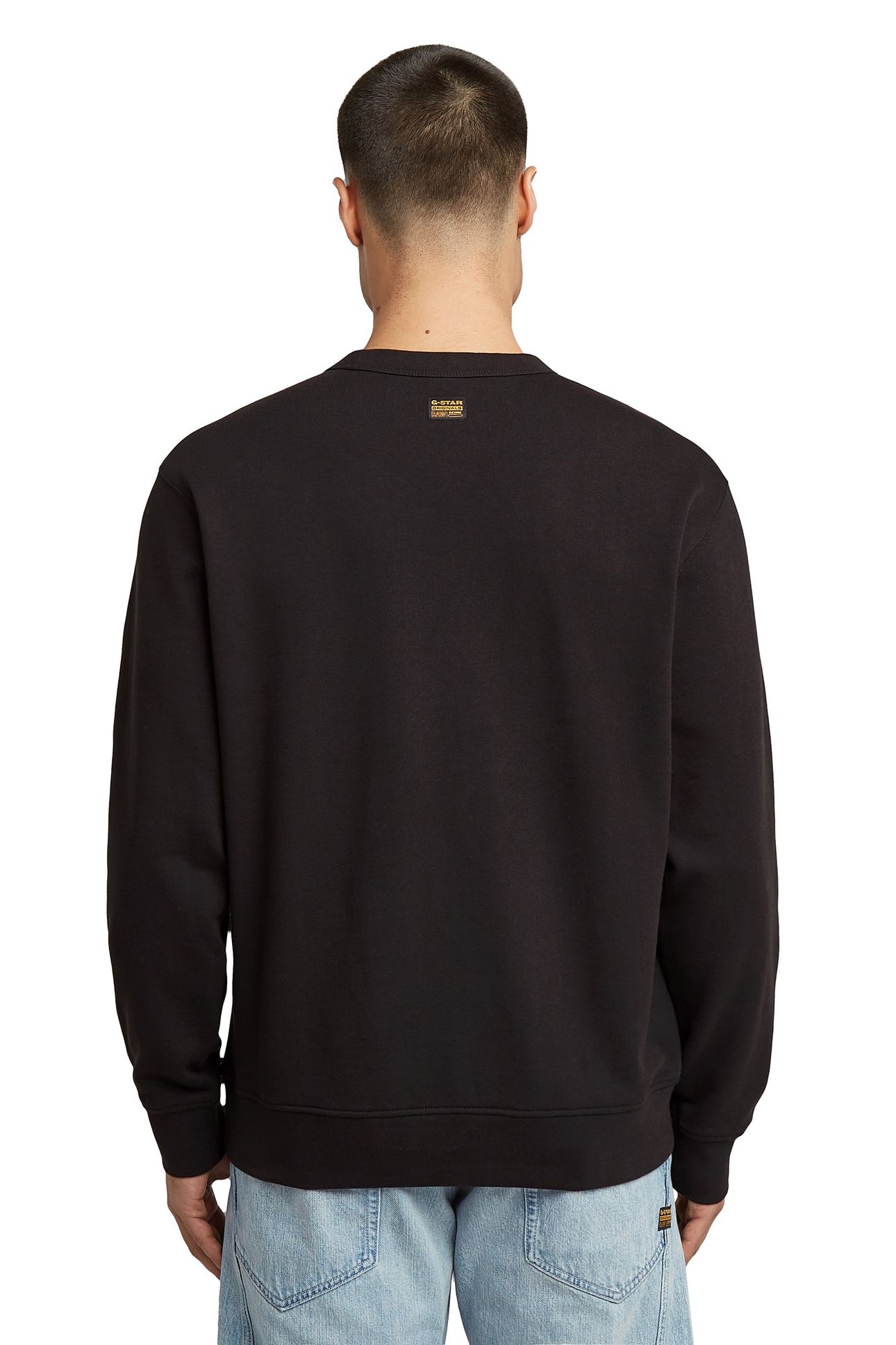 TEXT GRAPHIC SWEATER BLACK 3