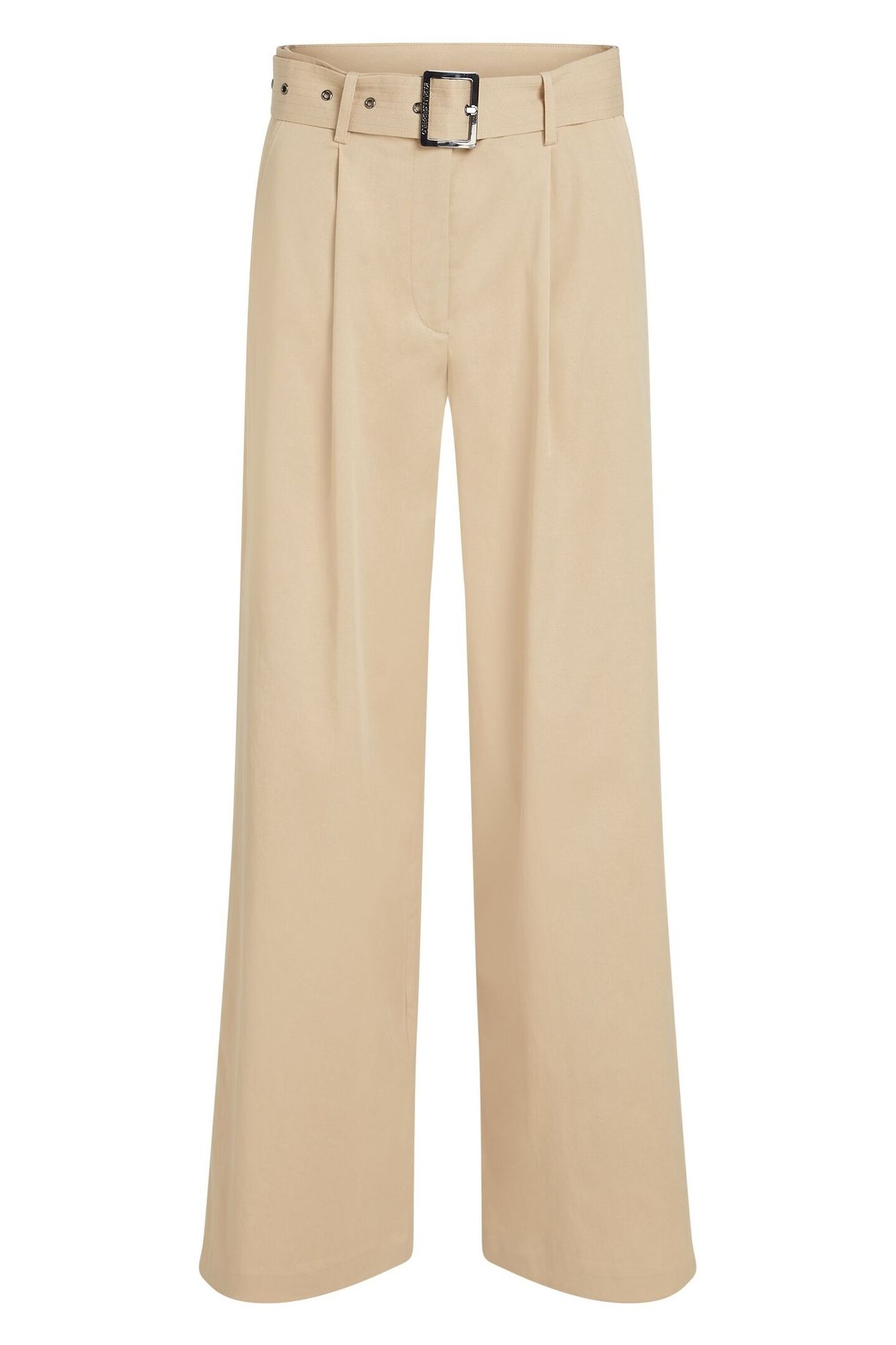 COTTON BLEND PANTS BEIGE 3